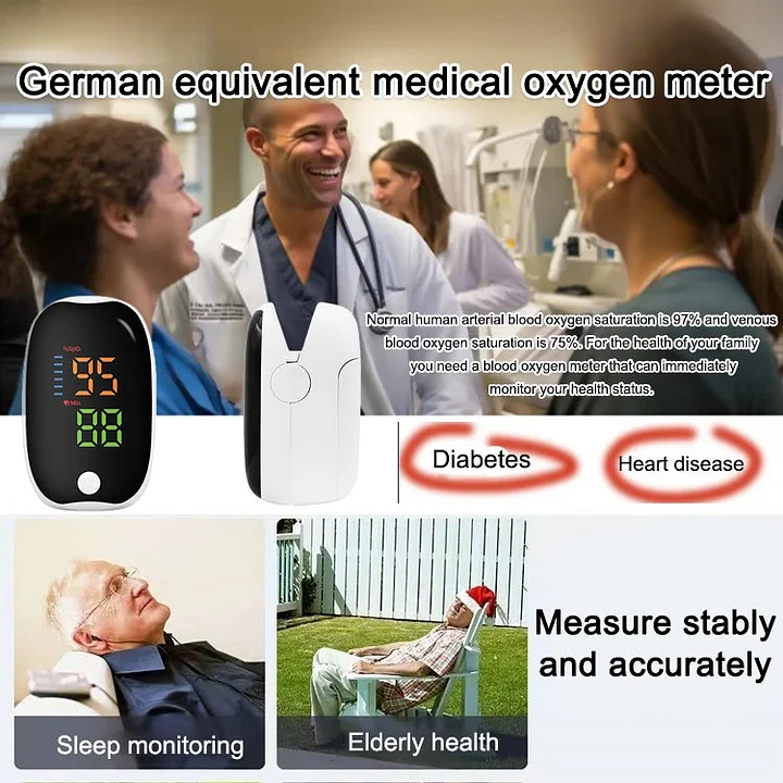 ✨End-of-season Sale 49% High-Precision Medical Pulse Oximeter