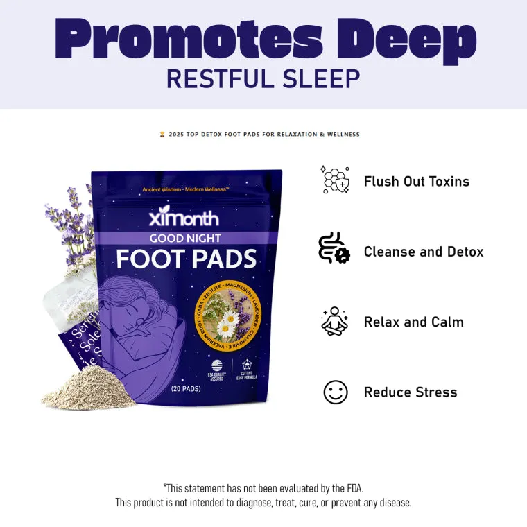 Good Night Sleep Detox Foot Pads With Magnesium Glycinate