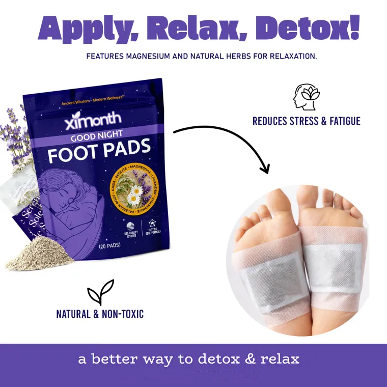 Good Night Sleep Detox Foot Pads With Magnesium Glycinate