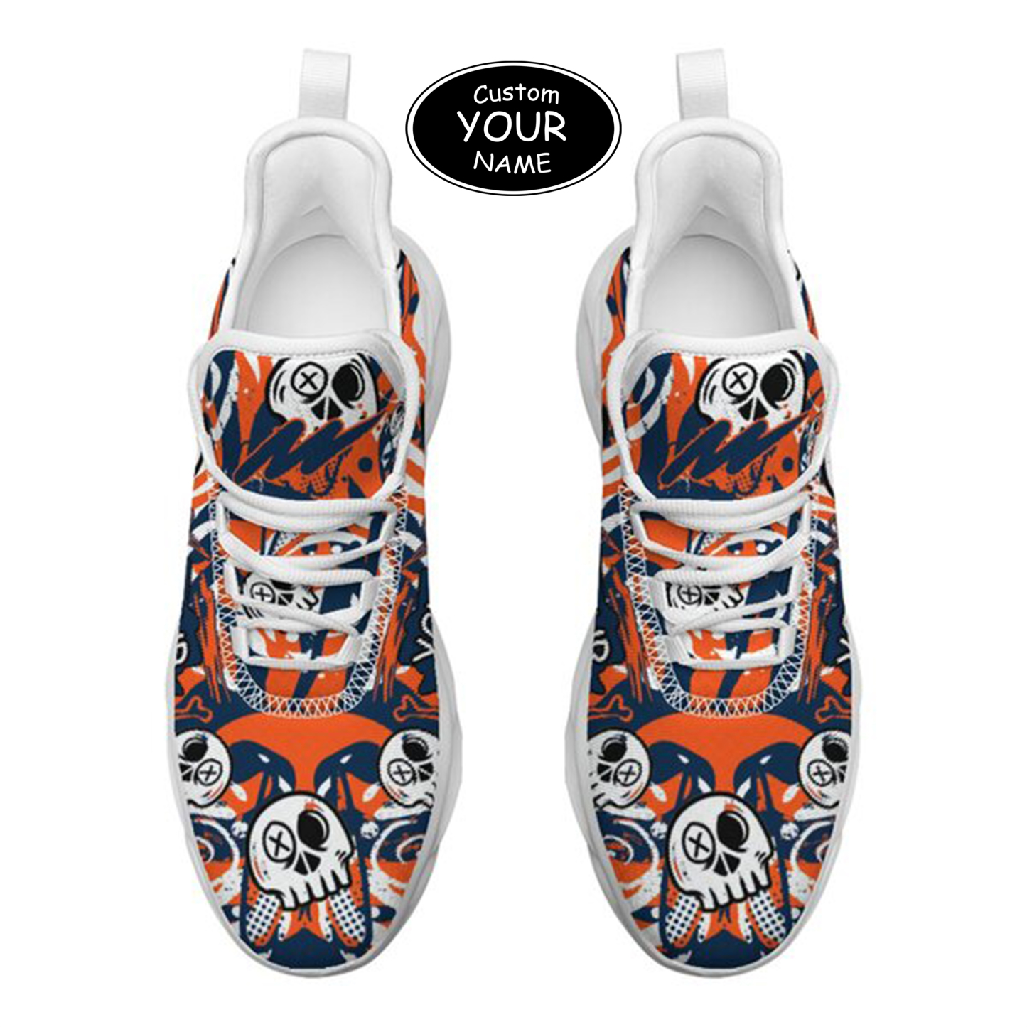 Max Sowl-25-cy-Denver-10-7, Personalized Denver Sneakers, Custom Breathable Walking Shoes, Patriotic Running Shoes