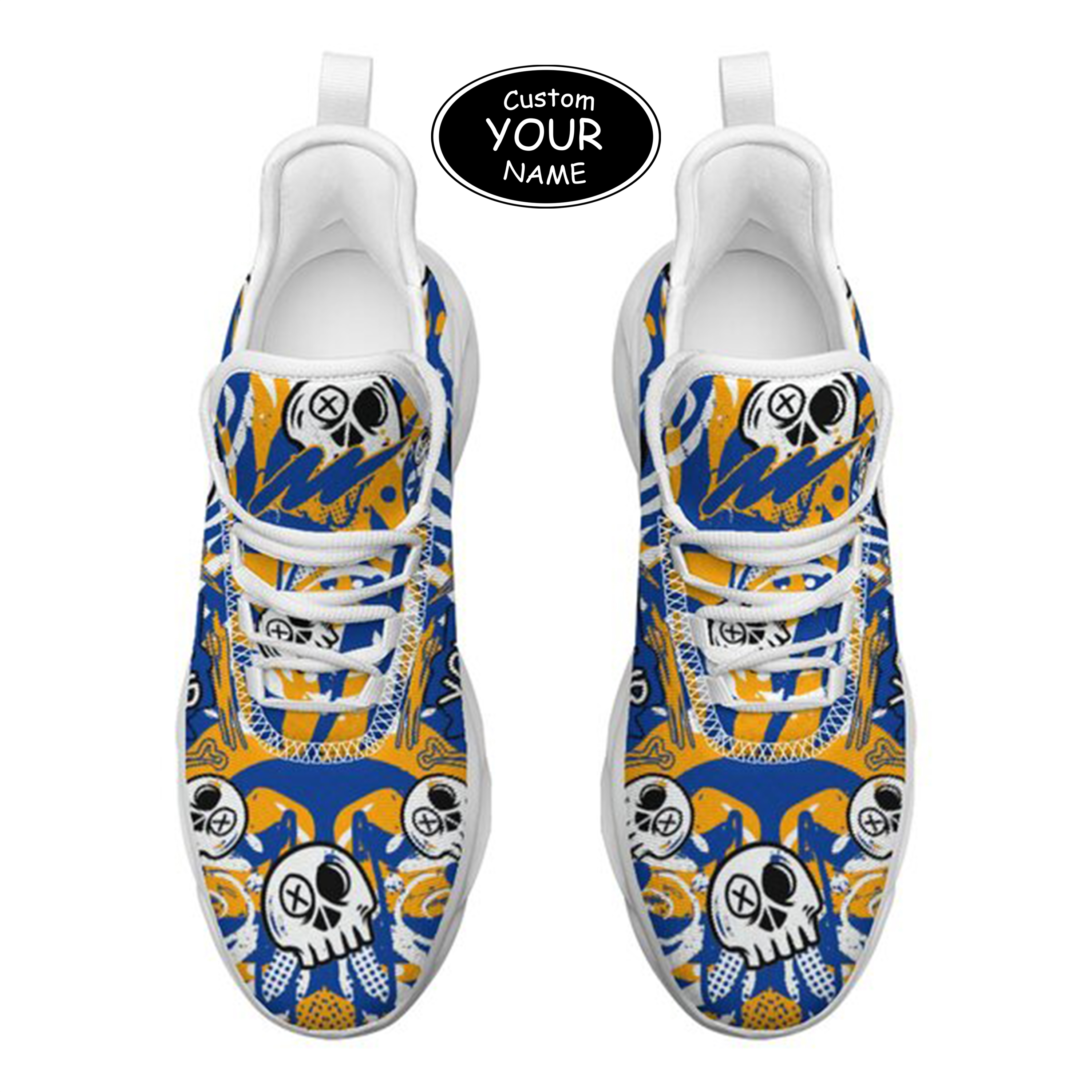 Max Sowl-25-cy-Los Angeles-15-7, Personalized Los Angeles Sneakers, Custom Breathable Walking Shoes, Patriotic Running Shoes