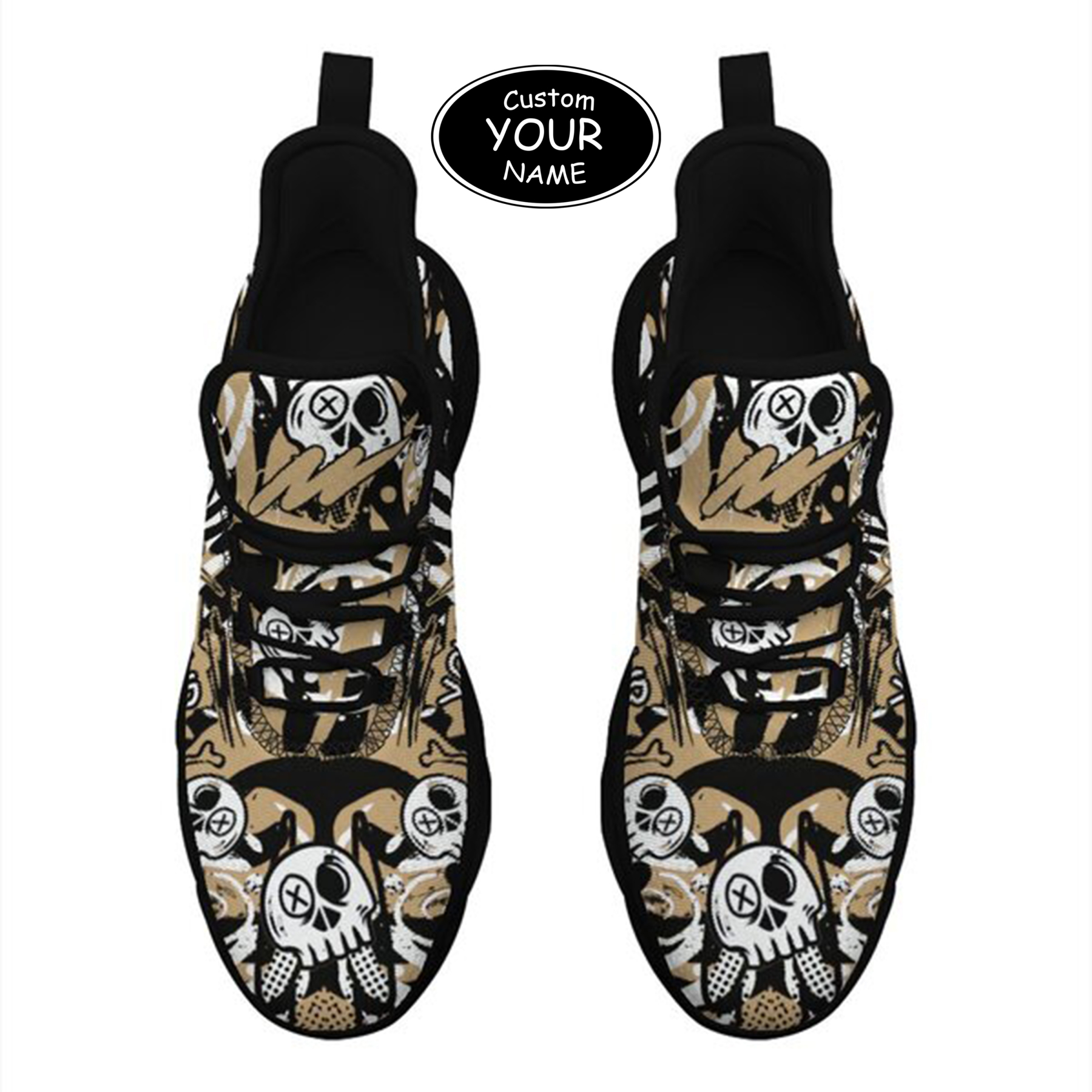 Max Sowl-25-cy-New Orleans-19-7, Personalized New Orleans Sneakers, Custom Breathable Walking Shoes, Patriotic Running Shoes