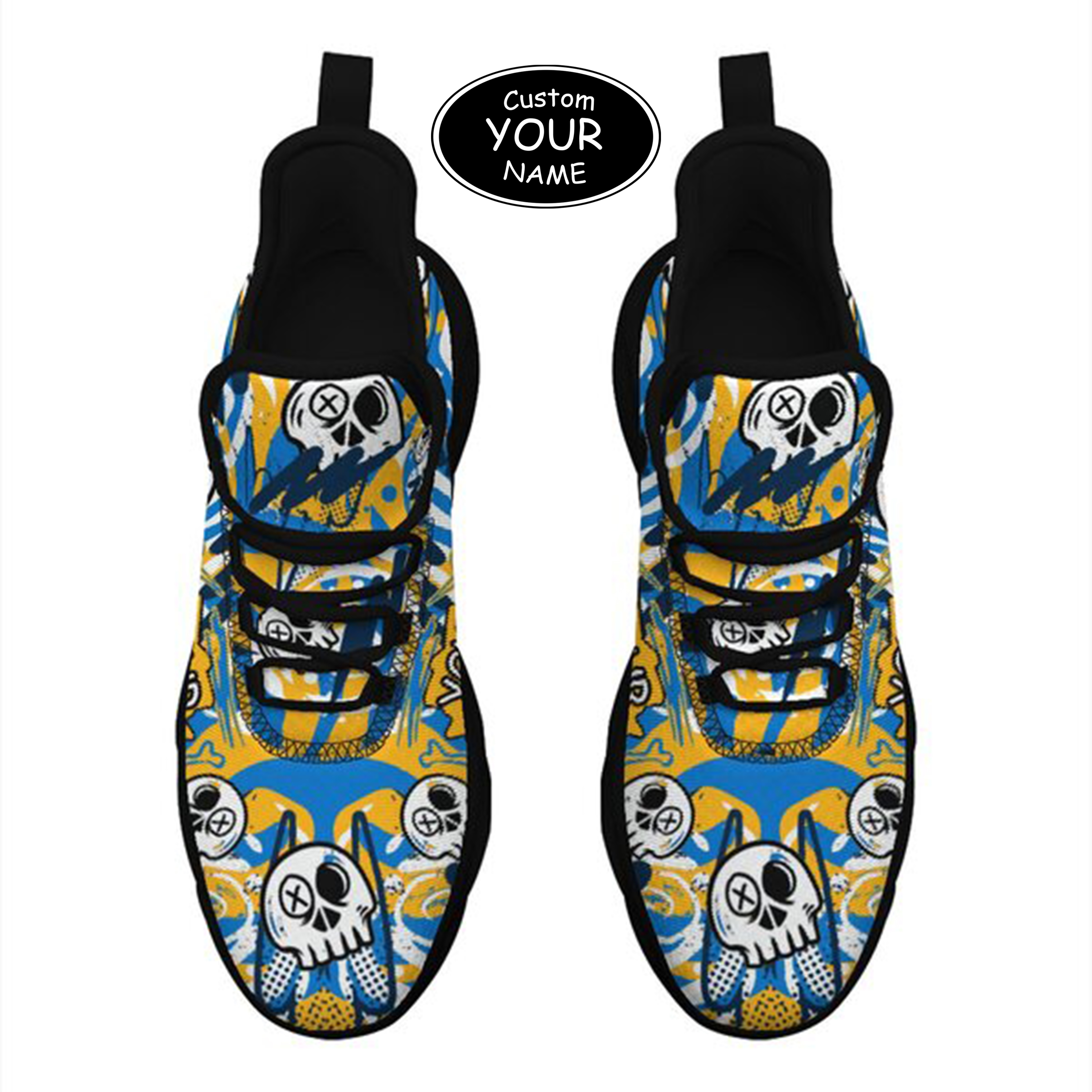 Max Sowl-25-cy-Los Angeles-22-7, Personalized Los Angeles Sneakers, Custom Breathable Walking Shoes, Patriotic Running Shoes