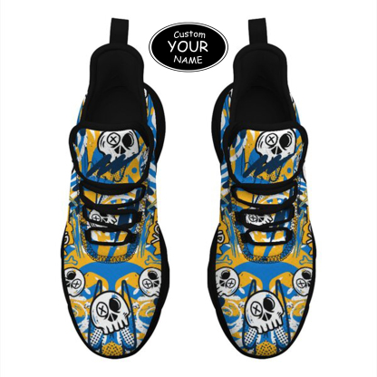 Max Sowl-25-cy-Los Angeles-22-7, Personalized Los Angeles Sneakers, Custom Breathable Walking Shoes, Patriotic Running Shoes