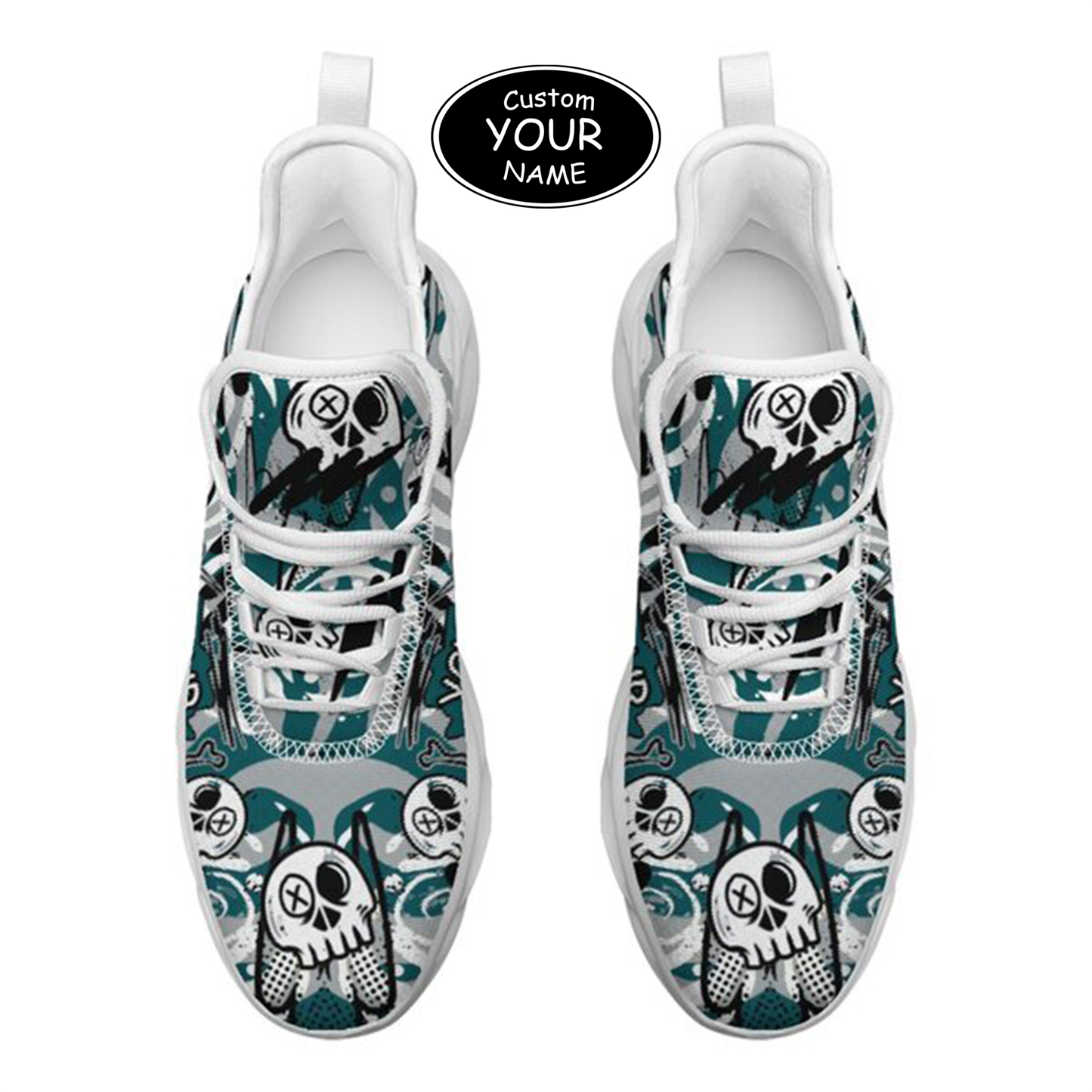 Max Sowl-25-cy-Philadelphia-23-7, Personalized Philadelphia Sneakers, Custom Breathable Walking Shoes, Patriotic Running Shoes