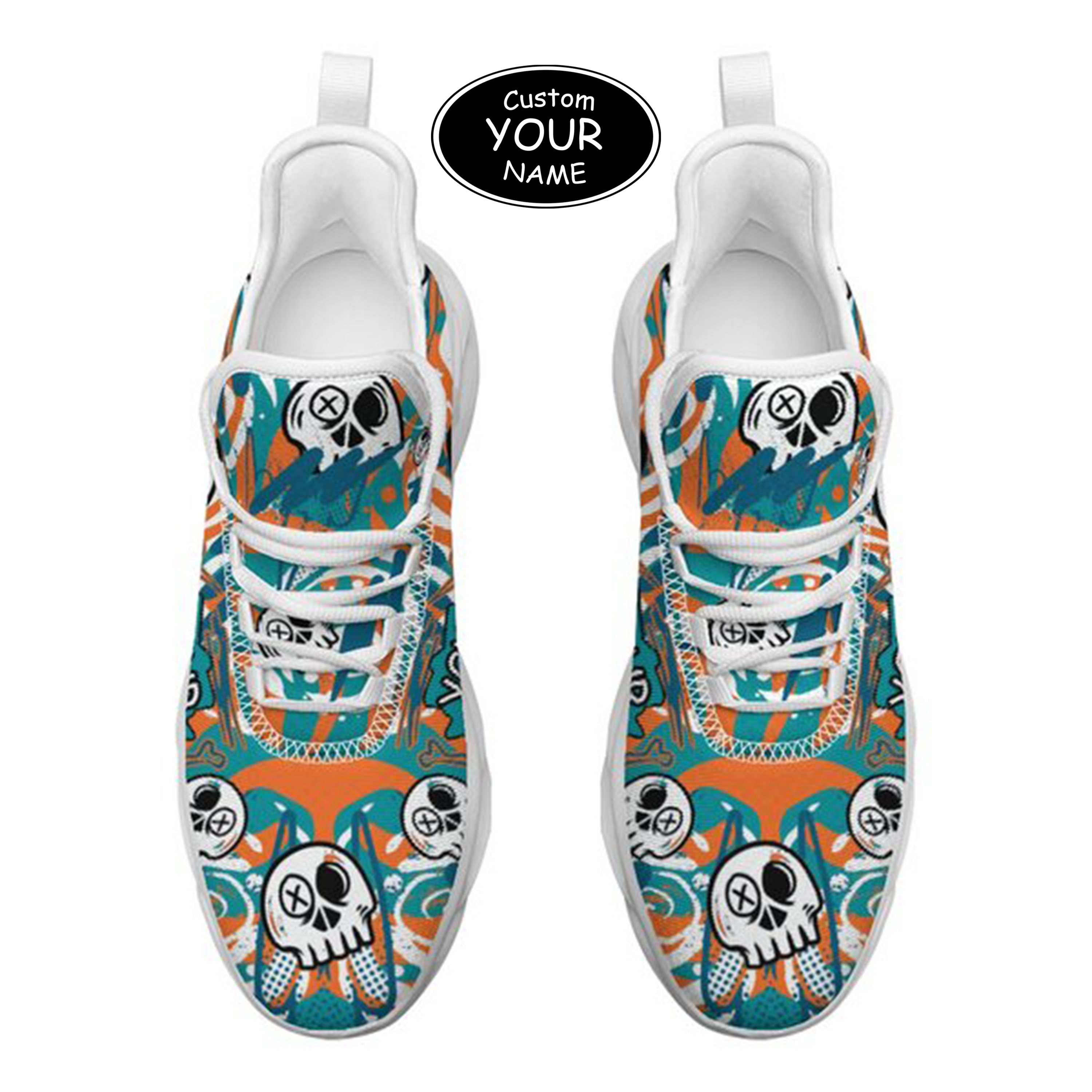 Max Sowl-25-cy-Miami-24-7, Personalized Miami Sneakers, Custom Breathable Walking Shoes, Patriotic Running Shoes