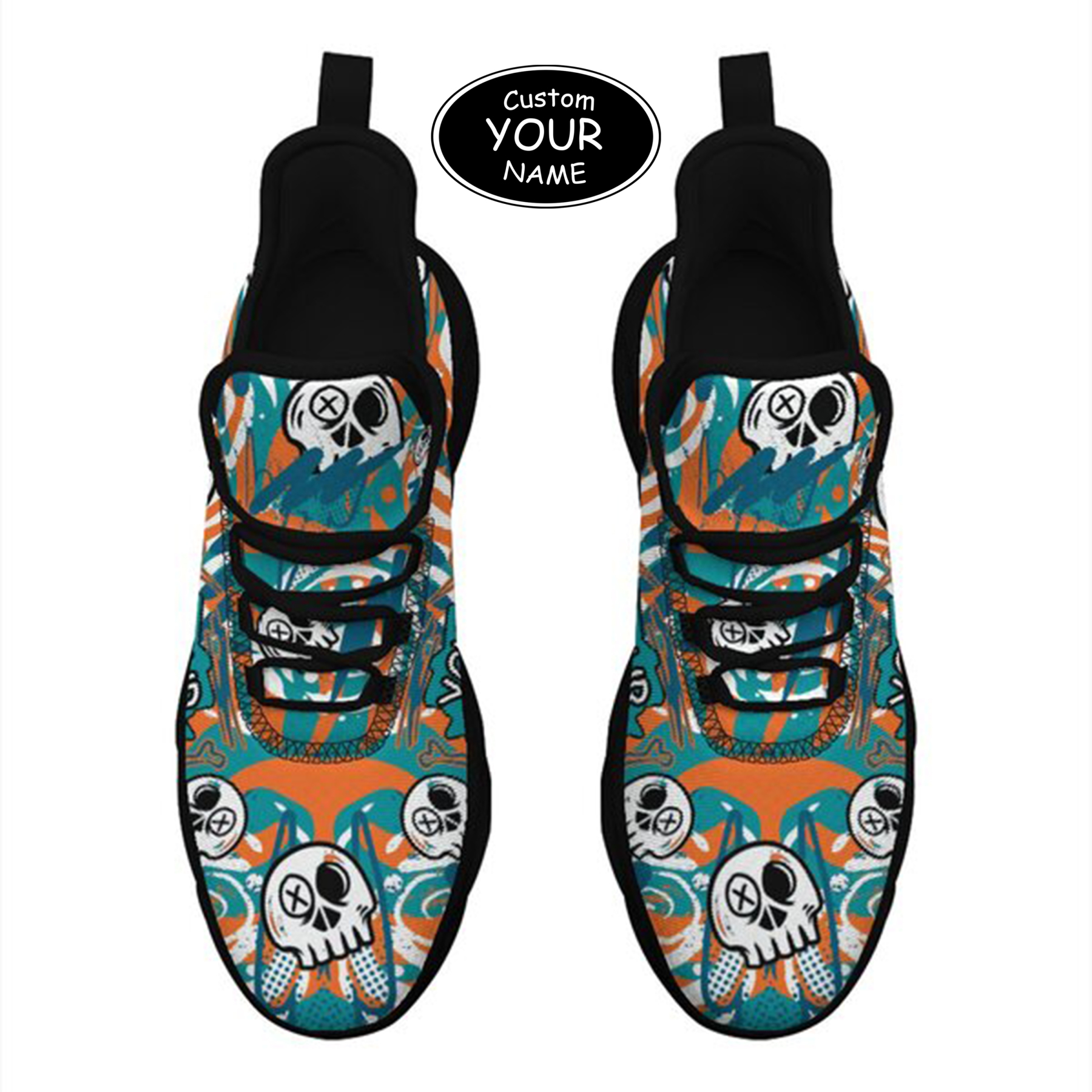 Max Sowl-25-cy-Miami-24-7, Personalized Miami Sneakers, Custom Breathable Walking Shoes, Patriotic Running Shoes
