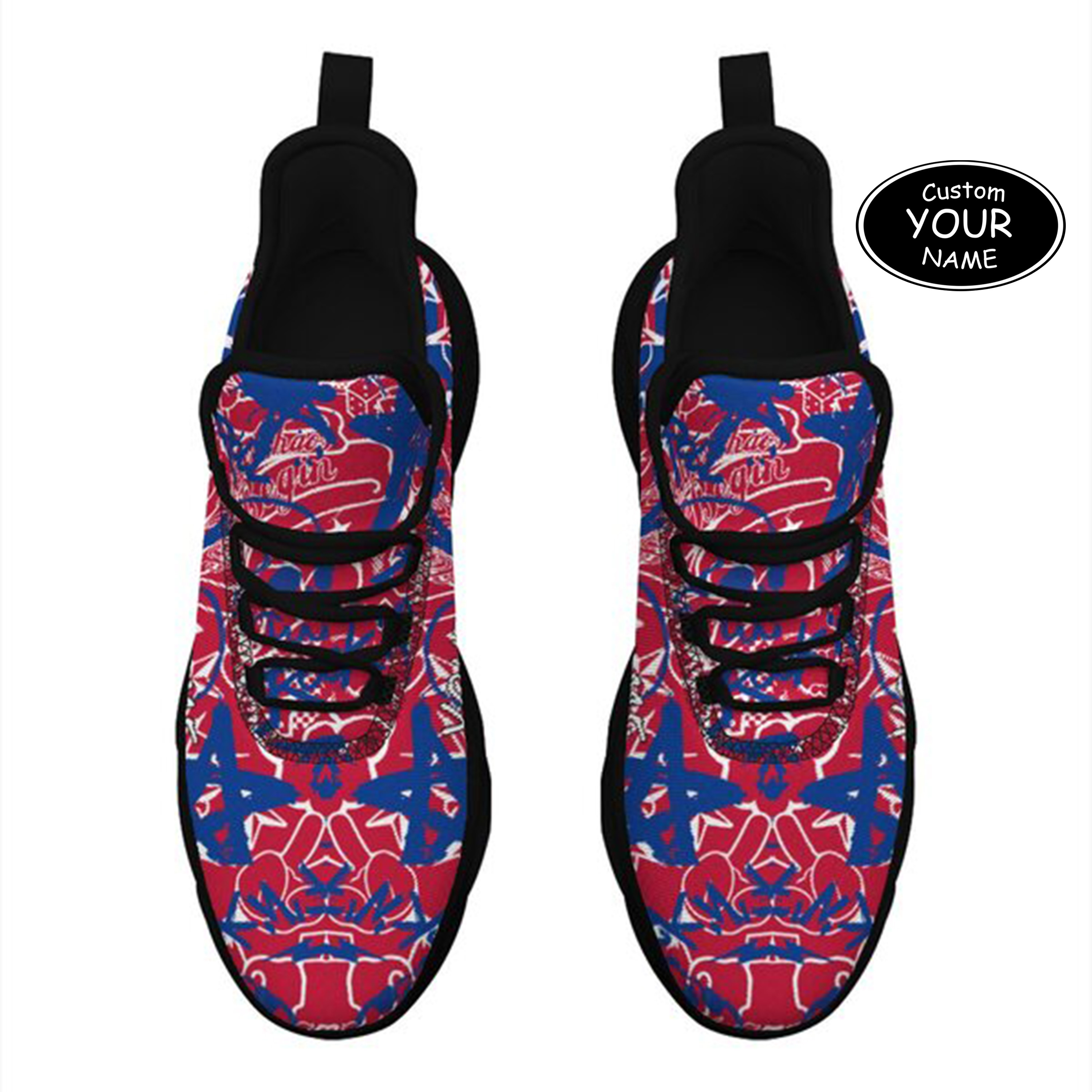 Max Sowl-25-yy-Buffalo-4-8, Personalized Buffalo Sneakers, Custom Breathable Walking Shoes, Patriotic Running Shoes