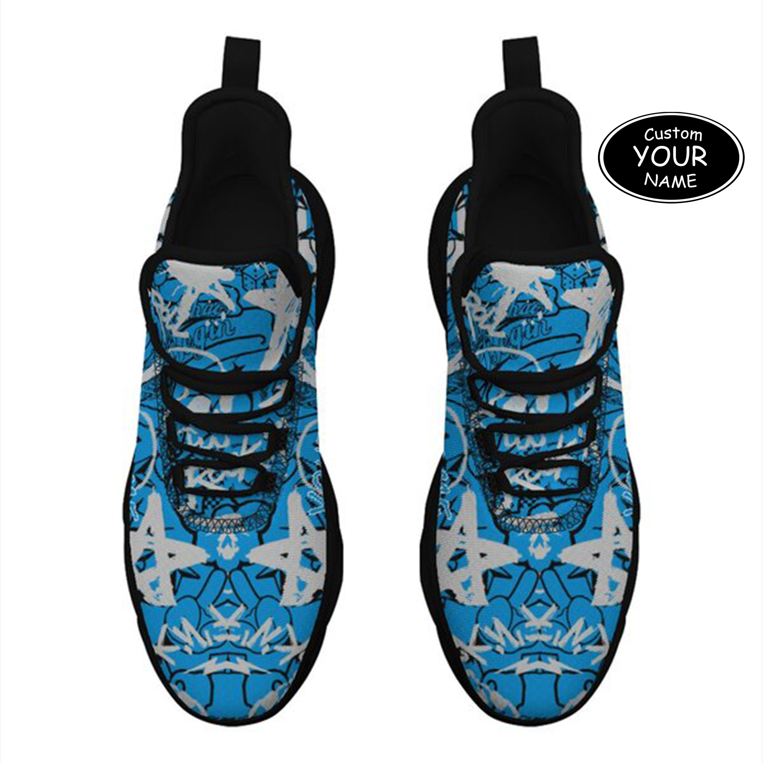 Max Sowl-25-yy-Carolina-5-8, Personalized Carolina Sneakers, Custom Breathable Walking Shoes, Patriotic Running Shoes