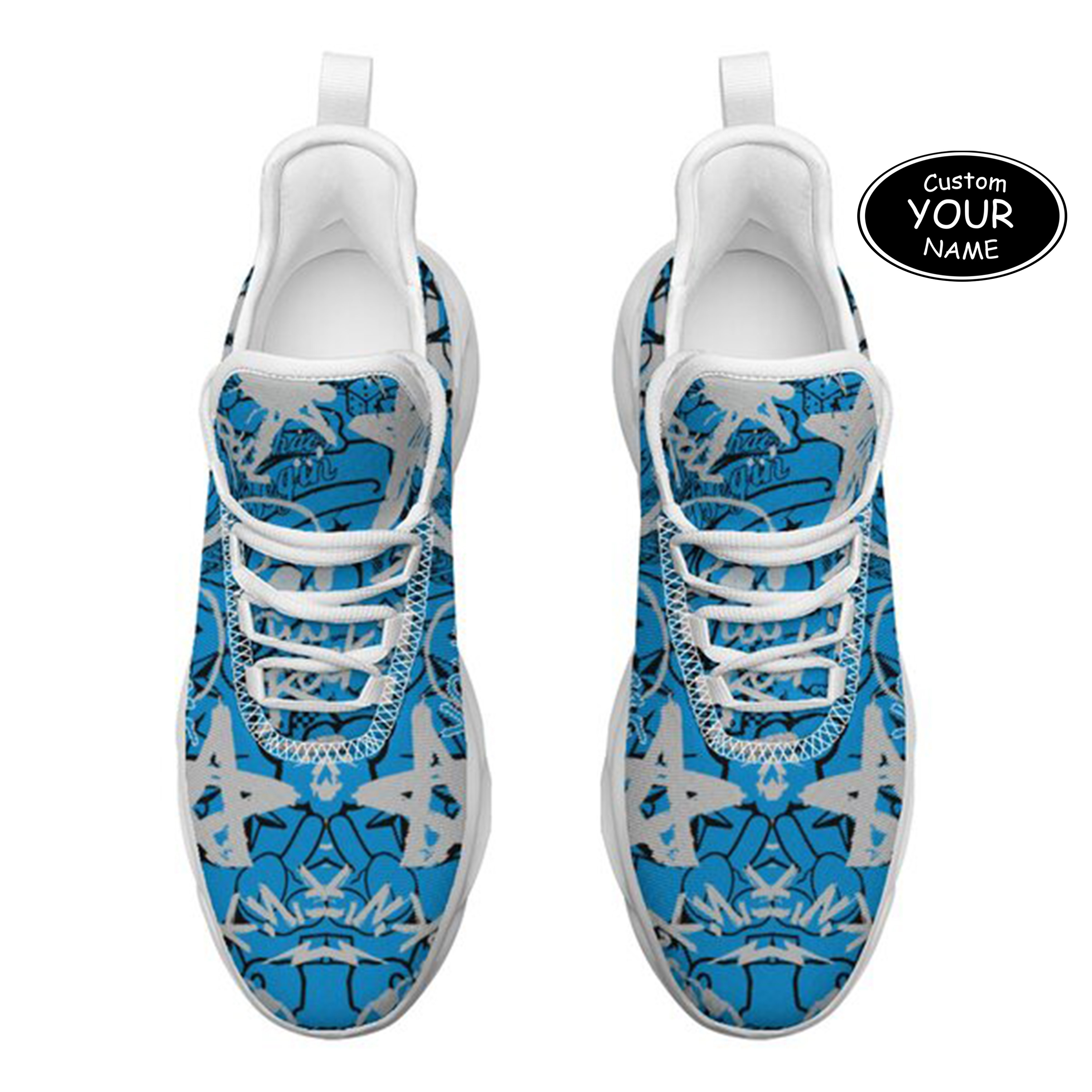 Max Sowl-25-yy-Carolina-5-8, Personalized Carolina Sneakers, Custom Breathable Walking Shoes, Patriotic Running Shoes