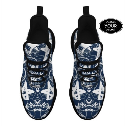 Max Sowl-25-yy-Dallas-9-8, Personalized Dallas Sneakers, Custom Breathable Walking Shoes, Patriotic Running Shoes