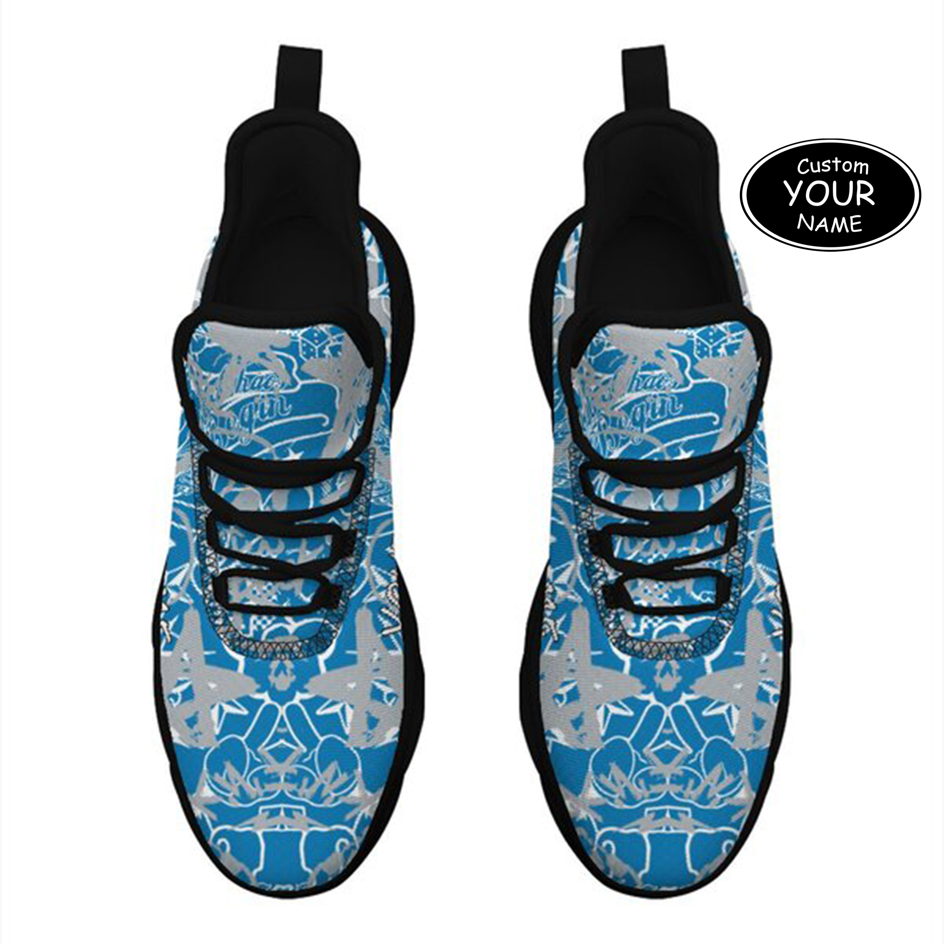 Max Sowl-25-yy-Detroit-11-8, Personalized Detroit Sneakers, Custom Breathable Walking Shoes, Patriotic Running Shoes