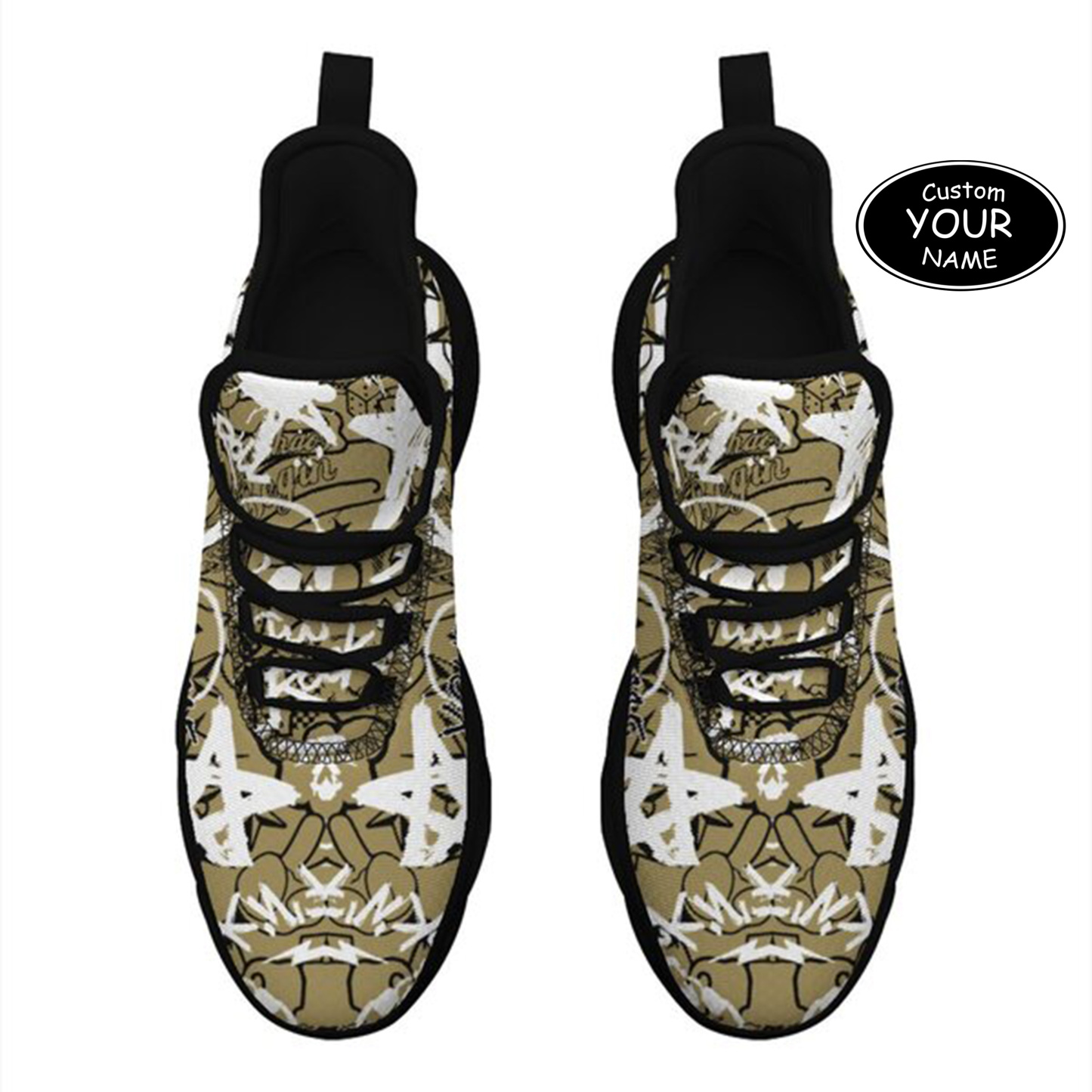 Max Sowl-25-yy-New Orleans-19-8, Personalized New Orleans Sneakers, Custom Breathable Walking Shoes, Patriotic Running Shoes