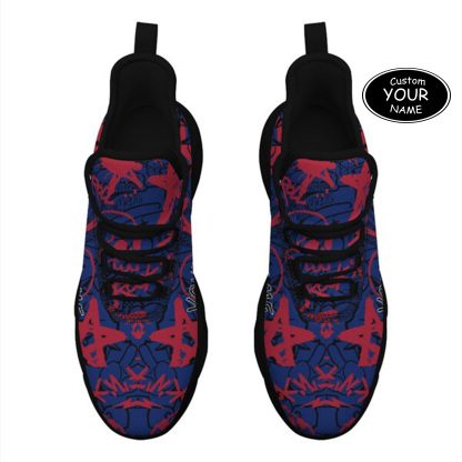 Max Sowl-25-yy-New York-21-8, Personalized New York Sneakers, Custom Breathable Walking Shoes, Patriotic Running Shoes