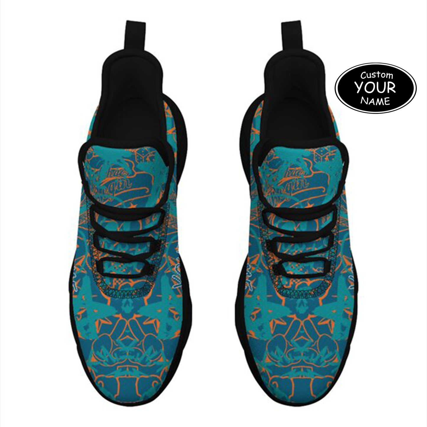 Max Sowl-25-yy-Miami-24-8, Personalized Miami Sneakers, Custom Breathable Walking Shoes, Patriotic Running Shoes