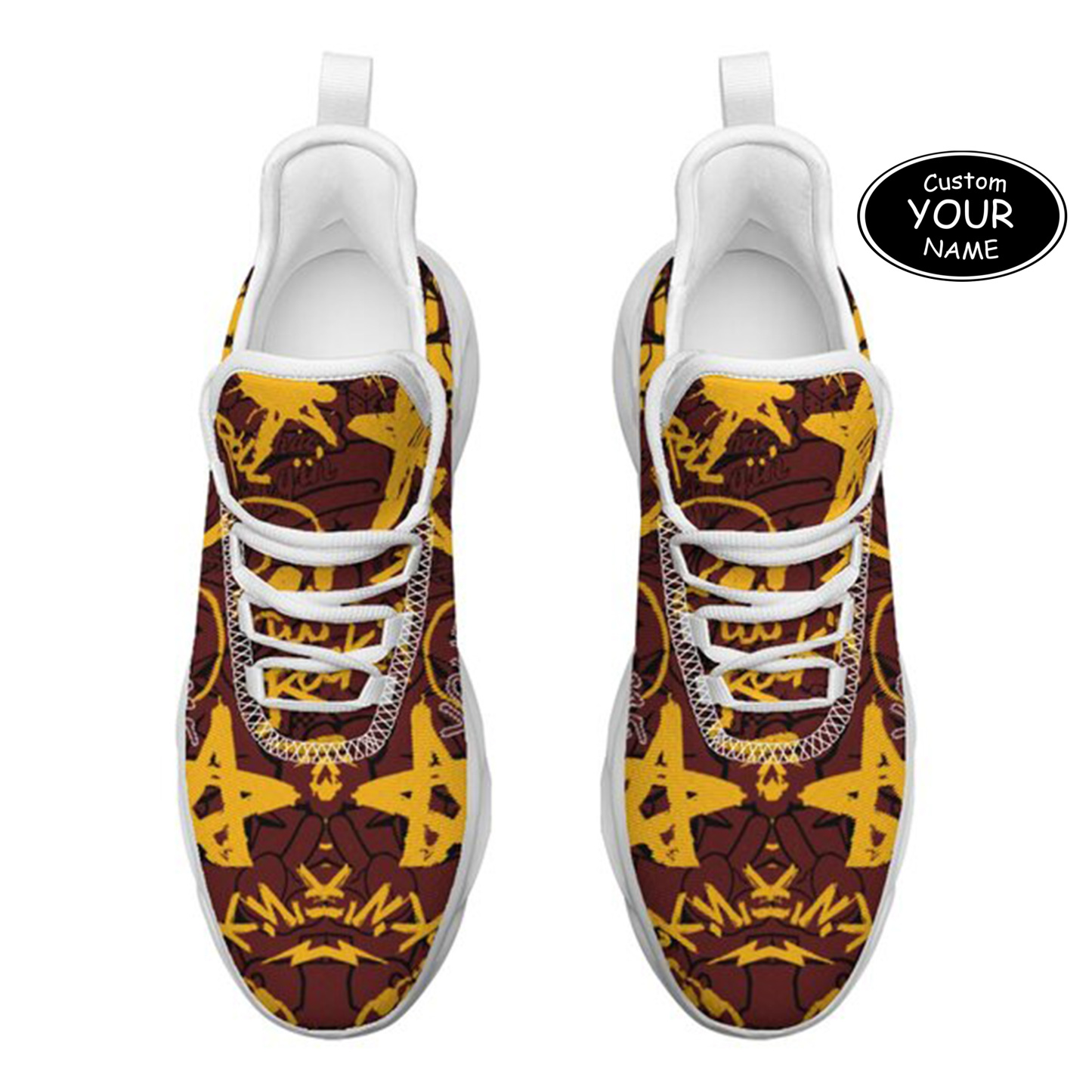 Max Sowl-25-yy-Washington-31-8, Personalized Washington Sneakers, Custom Breathable Walking Shoes, Patriotic Running Shoes