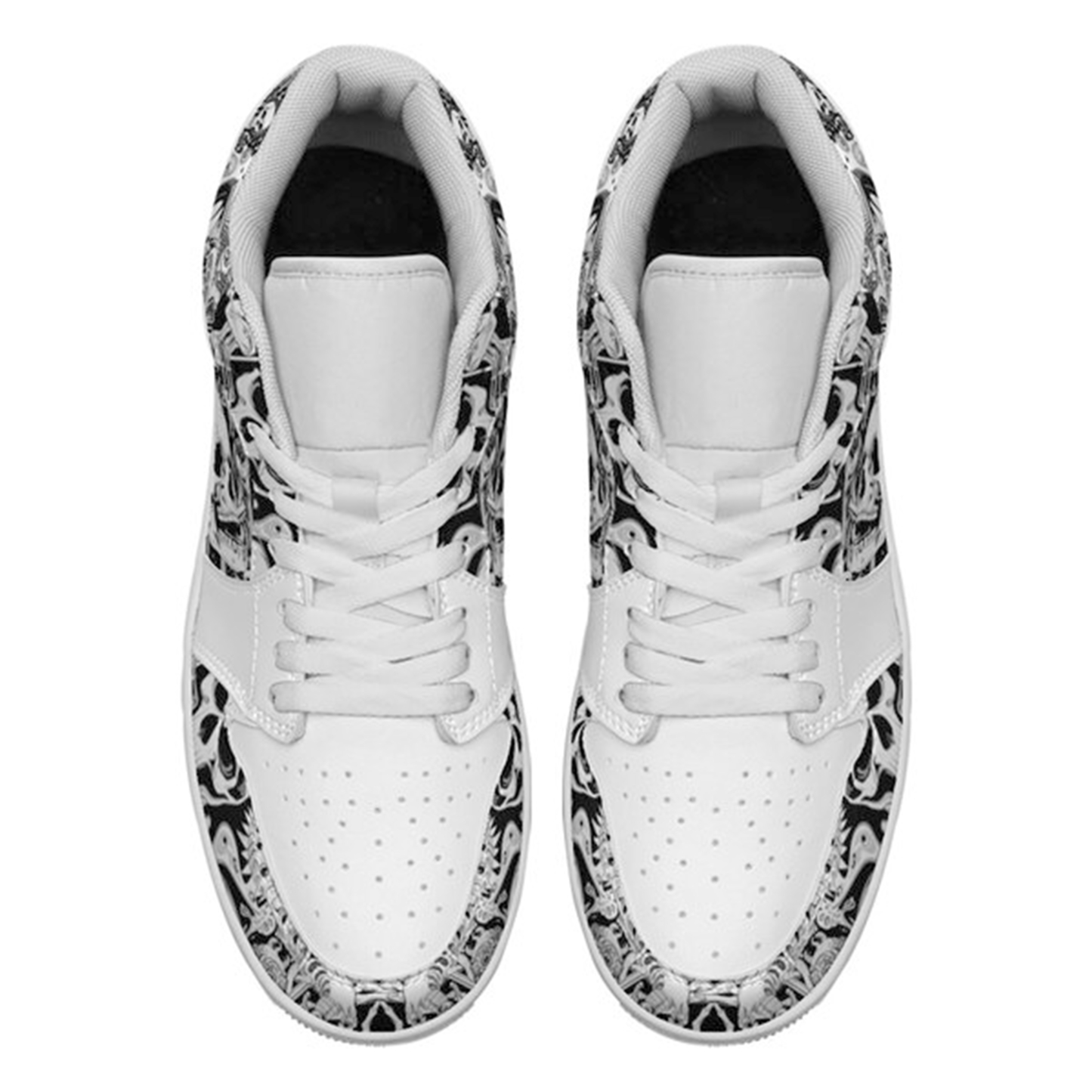 Jordan 1 Low-25-cy-skull-9, Jordan 1 Retro Low Sneakers, Personalized Gothic Shoes, Skull Design, Unisex Non Slip Walking Sneakers, Lightweight Breathable Running Shoes, Casual Sports Shoes, Unique Holidays Gifts