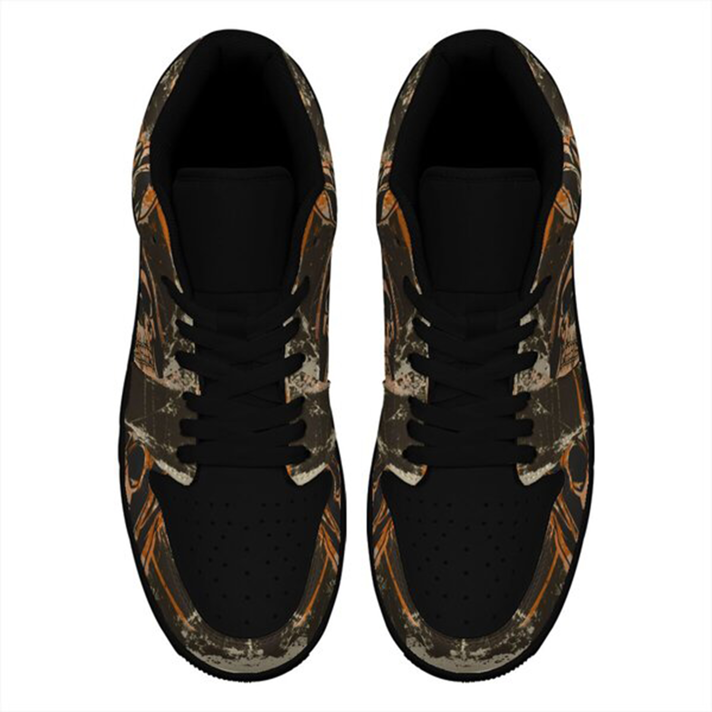 Jordan 1 Low-25-cy-skull-10, Jordan 1 Retro Low Sneakers, Personalized Gothic Shoes, Skull Design, Unisex Non Slip Walking Sneakers, Lightweight Breathable Running Shoes, Casual Sports Shoes, Unique Holidays Gifts