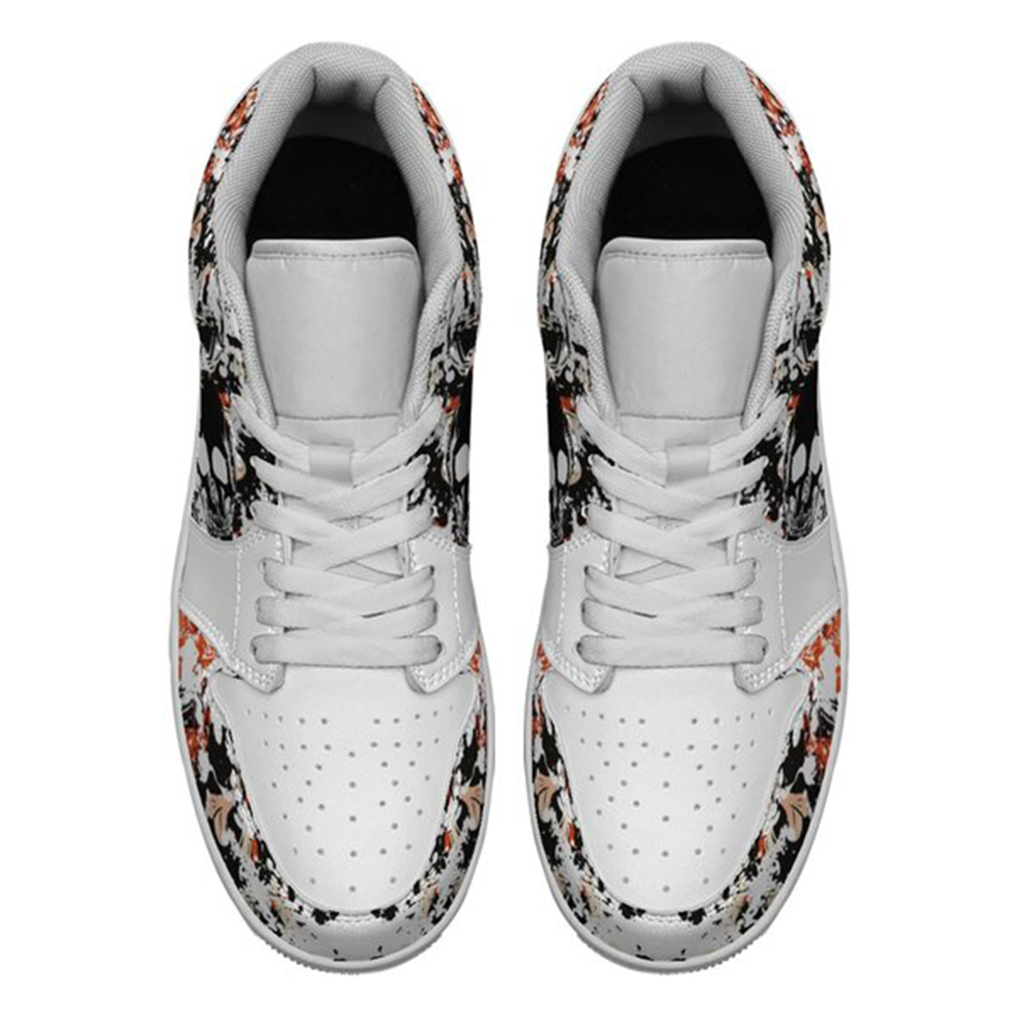 Jordan 1 Low-25-cy-skull-15, Jordan 1 Retro Low Sneakers, Personalized Gothic Shoes, Skull Design, Unisex Non Slip Walking Sneakers, Lightweight Breathable Running Shoes, Casual Sports Shoes, Unique Holidays Gifts