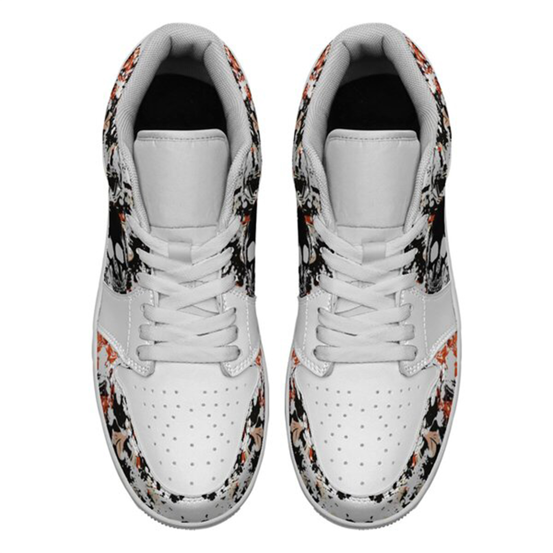 Jordan 1 Low-25-cy-skull-15, Jordan 1 Retro Low Sneakers, Personalized Gothic Shoes, Skull Design, Unisex Non Slip Walking Sneakers, Lightweight Breathable Running Shoes, Casual Sports Shoes, Unique Holidays Gifts