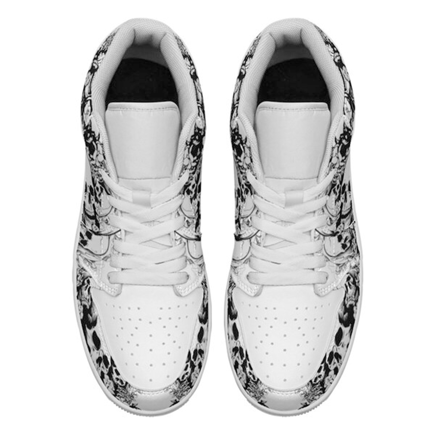 Jordan 1 Low-25-cy-skull-21, Jordan 1 Retro Low Sneakers, Personalized Gothic Shoes, Skull Design, Unisex Non Slip Walking Sneakers, Lightweight Breathable Running Shoes, Casual Sports Shoes, Unique Holidays Gifts