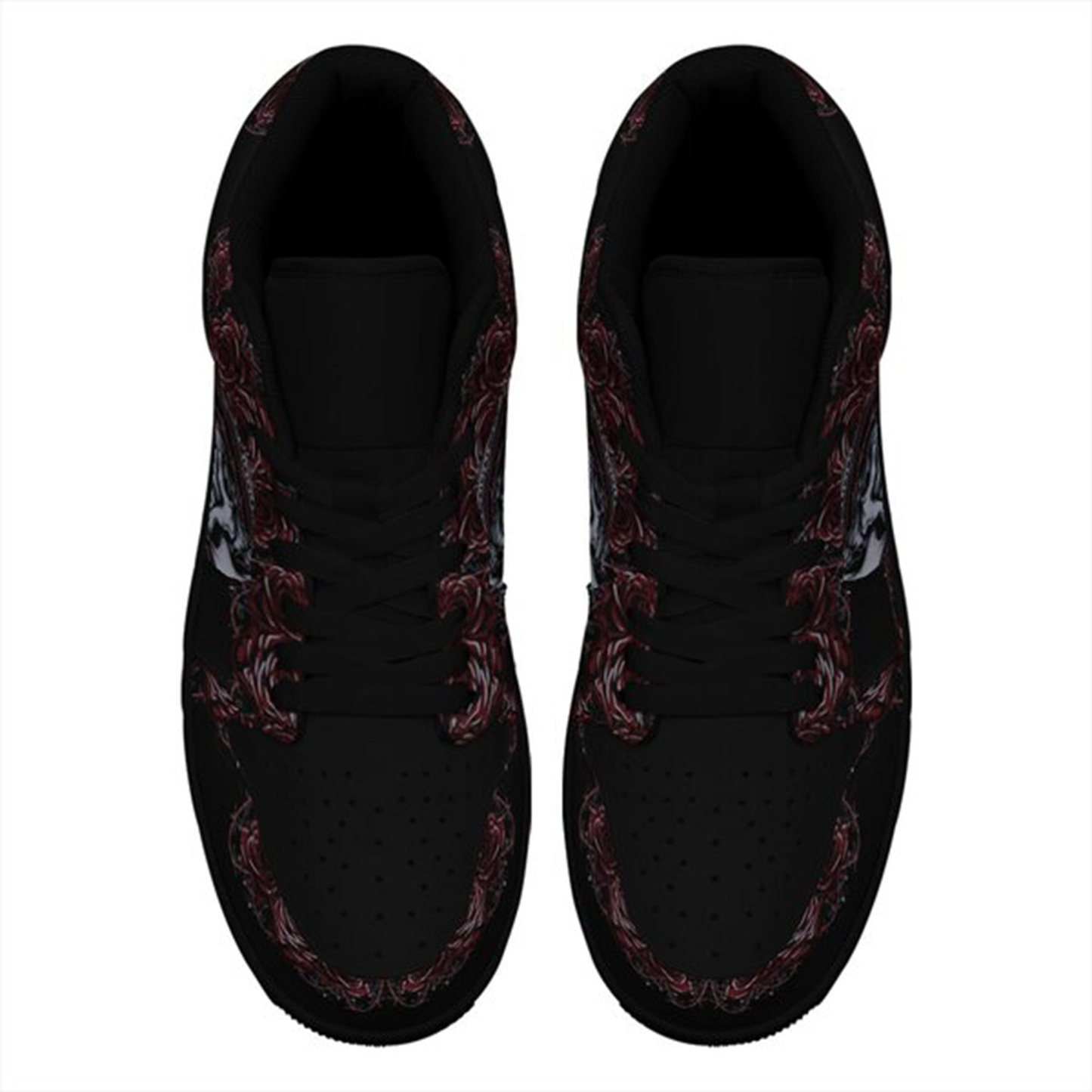 Jordan 1 Low-25-yy-skull-3, Jordan 1 Retro Low Sneakers, Personalized Gothic Shoes, Skull Design, Unisex Non Slip Walking Sneakers, Lightweight Breathable Running Shoes, Casual Sports Shoes, Unique Holidays Gifts