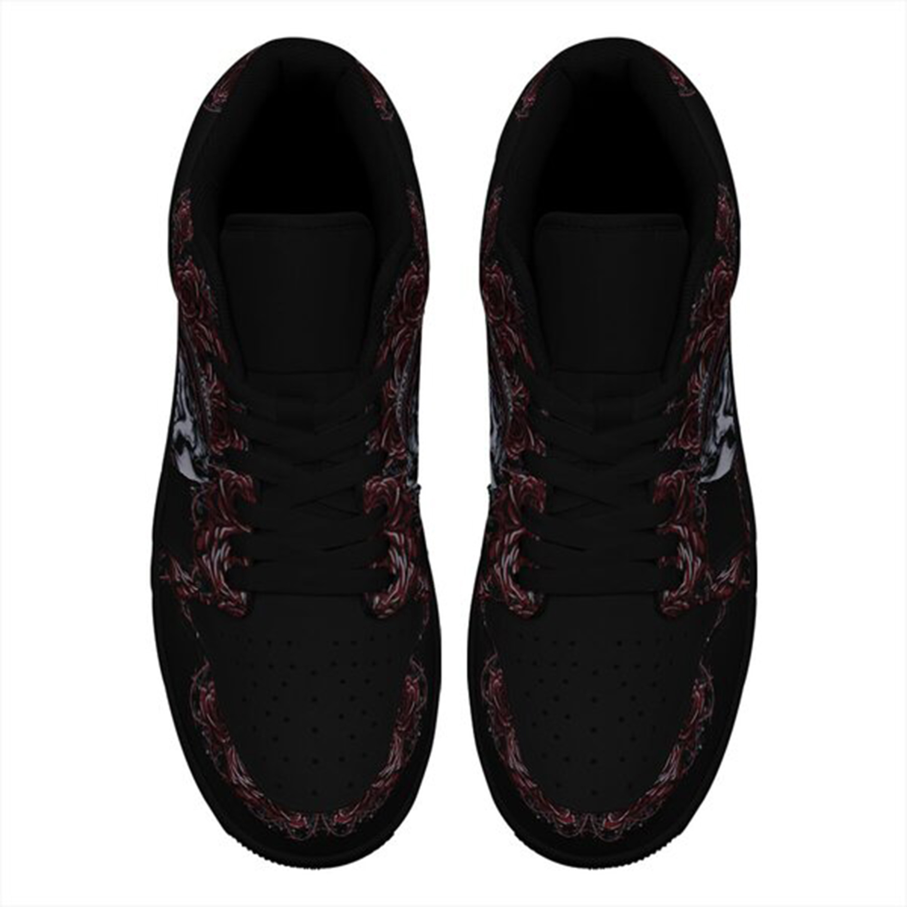 Jordan 1 Low-25-yy-skull-3, Jordan 1 Retro Low Sneakers, Personalized Gothic Shoes, Skull Design, Unisex Non Slip Walking Sneakers, Lightweight Breathable Running Shoes, Casual Sports Shoes, Unique Holidays Gifts