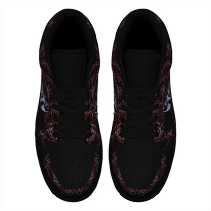 Jordan 1 Low-25-yy-skull-3, Jordan 1 Retro Low Sneakers, Personalized Gothic Shoes, Skull Design, Unisex Non Slip Walking Sneakers, Lightweight Breathable Running Shoes, Casual Sports Shoes, Unique Holidays Gifts