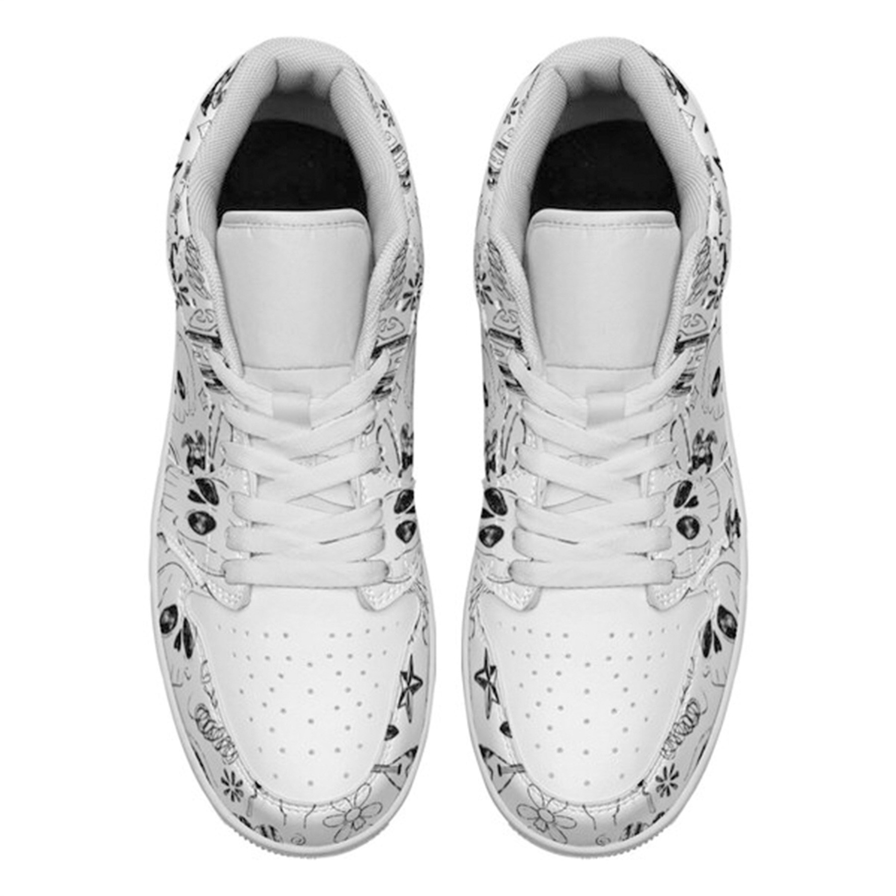 Jordan 1 Low-25-yy-skull-4, Jordan 1 Retro Low Sneakers, Personalized Gothic Shoes, Skull Design, Unisex Non Slip Walking Sneakers, Lightweight Breathable Running Shoes, Casual Sports Shoes, Unique Holidays Gifts