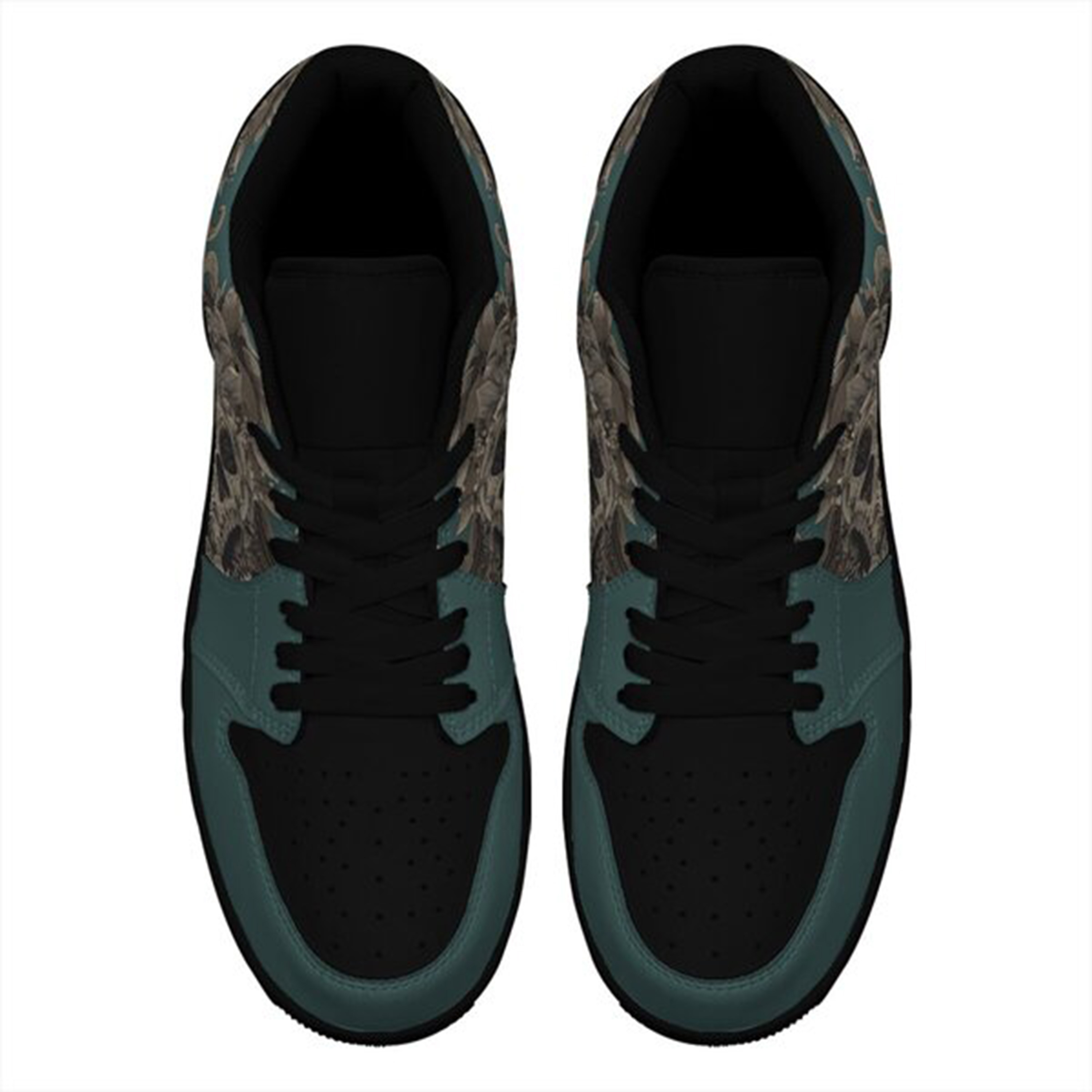 Jordan 1 Low-25-yy-skull-5, Jordan 1 Retro Low Sneakers, Personalized Gothic Shoes, Skull Design, Unisex Non Slip Walking Sneakers, Lightweight Breathable Running Shoes, Casual Sports Shoes, Unique Holidays Gifts