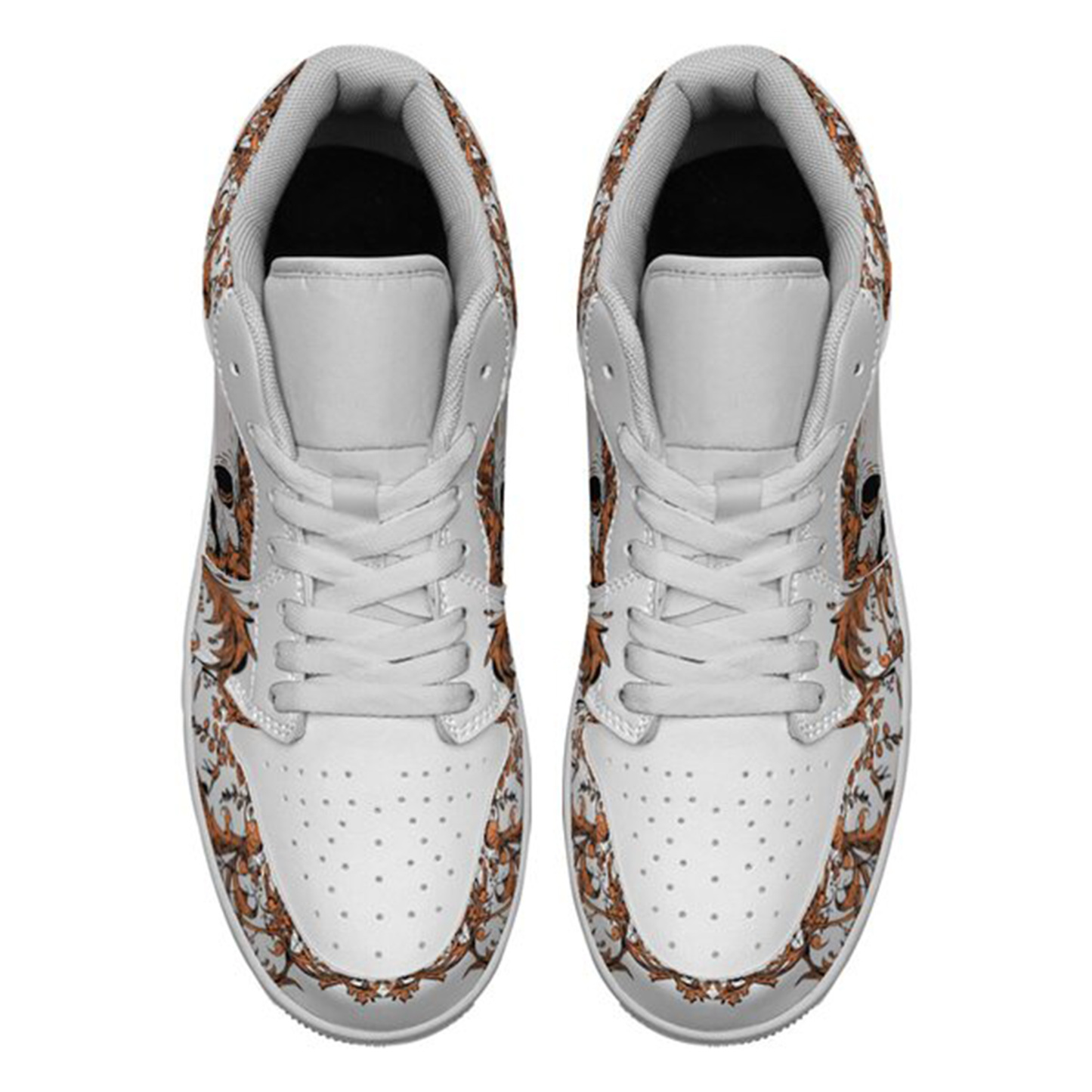 Jordan 1 Low-25-yy-skull-9, Jordan 1 Retro Low Sneakers, Personalized Gothic Shoes, Skull Design, Unisex Non Slip Walking Sneakers, Lightweight Breathable Running Shoes, Casual Sports Shoes, Unique Holidays Gifts