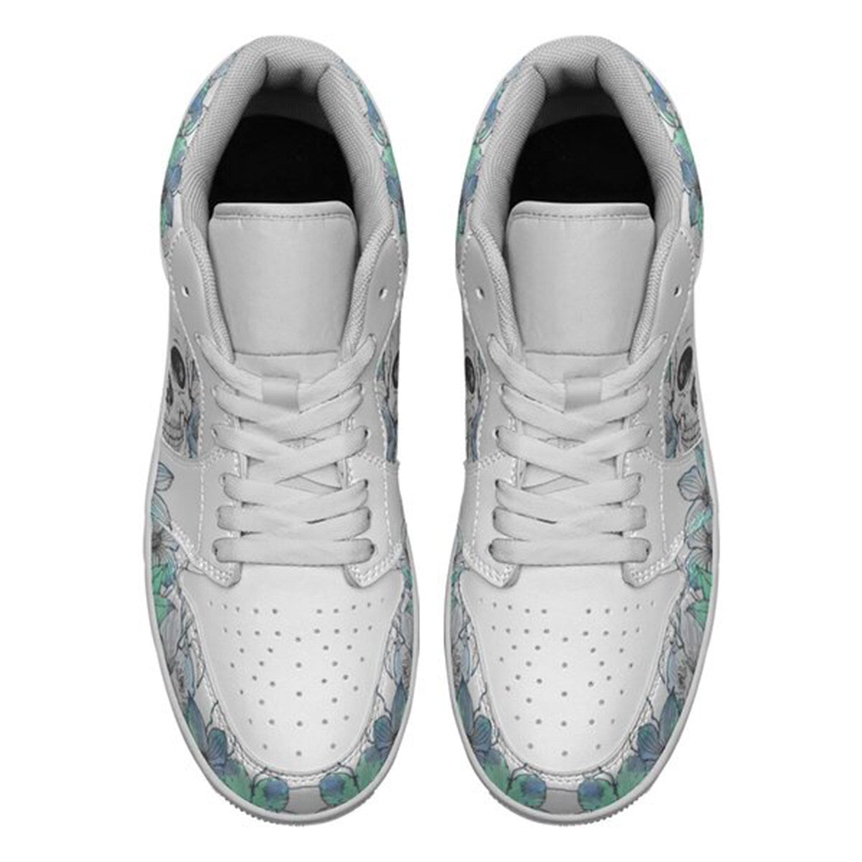 Jordan 1 Low-25-yy-skull-11, Jordan 1 Retro Low Sneakers, Personalized Gothic Shoes, Skull Design, Unisex Non Slip Walking Sneakers, Lightweight Breathable Running Shoes, Casual Sports Shoes, Unique Holidays Gifts