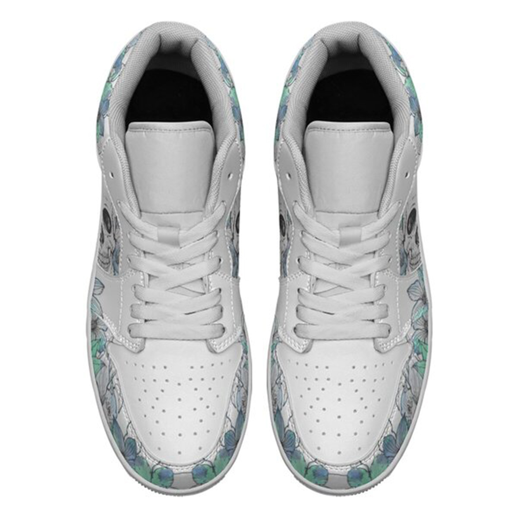 Jordan 1 Low-25-yy-skull-11, Jordan 1 Retro Low Sneakers, Personalized Gothic Shoes, Skull Design, Unisex Non Slip Walking Sneakers, Lightweight Breathable Running Shoes, Casual Sports Shoes, Unique Holidays Gifts