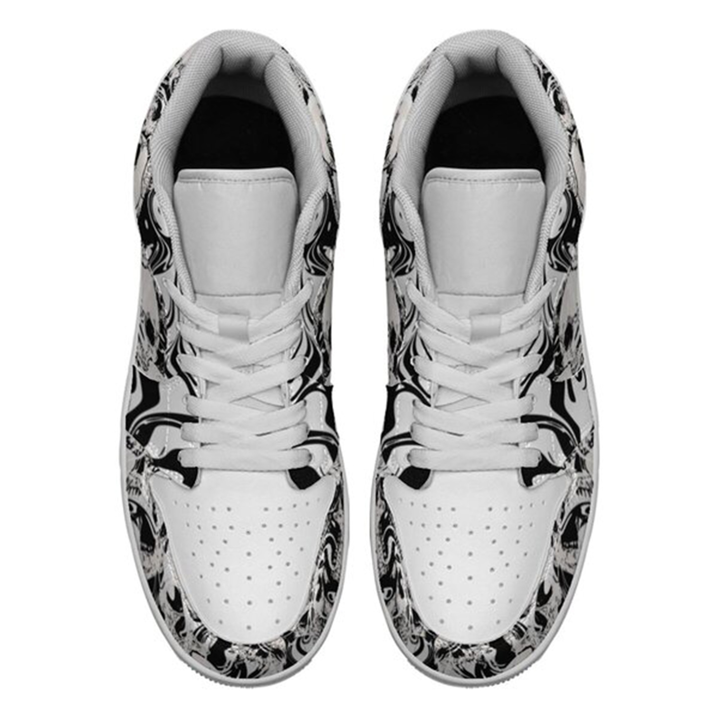 Jordan 1 Low-25-yy-skull-17, Jordan 1 Retro Low Sneakers, Personalized Gothic Shoes, Skull Design, Unisex Non Slip Walking Sneakers, Lightweight Breathable Running Shoes, Casual Sports Shoes, Unique Holidays Gifts