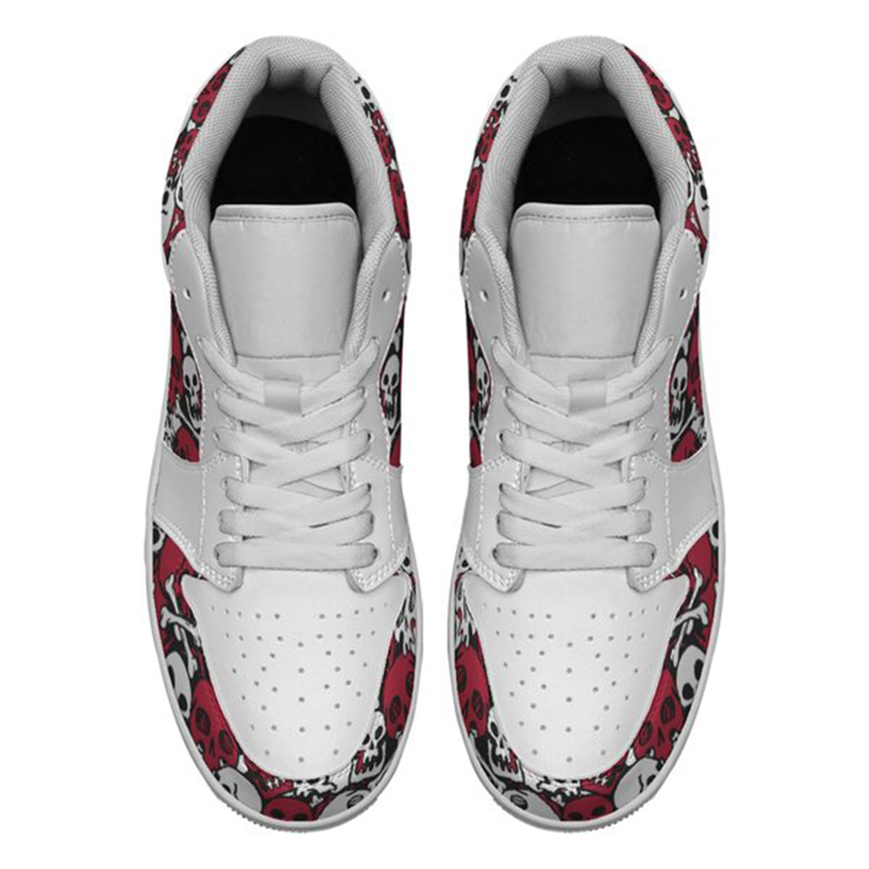 Jordan 1 Low-25-yy-skull-18, Jordan 1 Retro Low Sneakers, Personalized Gothic Shoes, Skull Design, Unisex Non Slip Walking Sneakers, Lightweight Breathable Running Shoes, Casual Sports Shoes, Unique Holidays Gifts