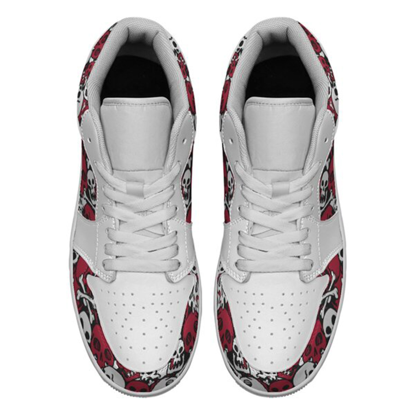 Jordan 1 Low-25-yy-skull-18, Jordan 1 Retro Low Sneakers, Personalized Gothic Shoes, Skull Design, Unisex Non Slip Walking Sneakers, Lightweight Breathable Running Shoes, Casual Sports Shoes, Unique Holidays Gifts