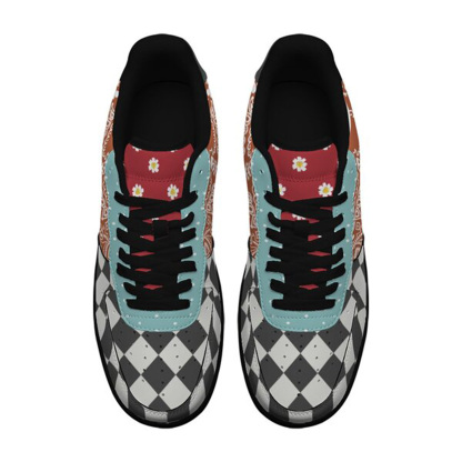 Air Force 1-25-yy-Quiet Luxe-6, Personalized Light Luxury Vintage Sneakers, Breathable Running Shoes, Patchwork Luxury-inspired Design, Anti-Slip Athletic Shoes, Lightweight Walking Sneakers