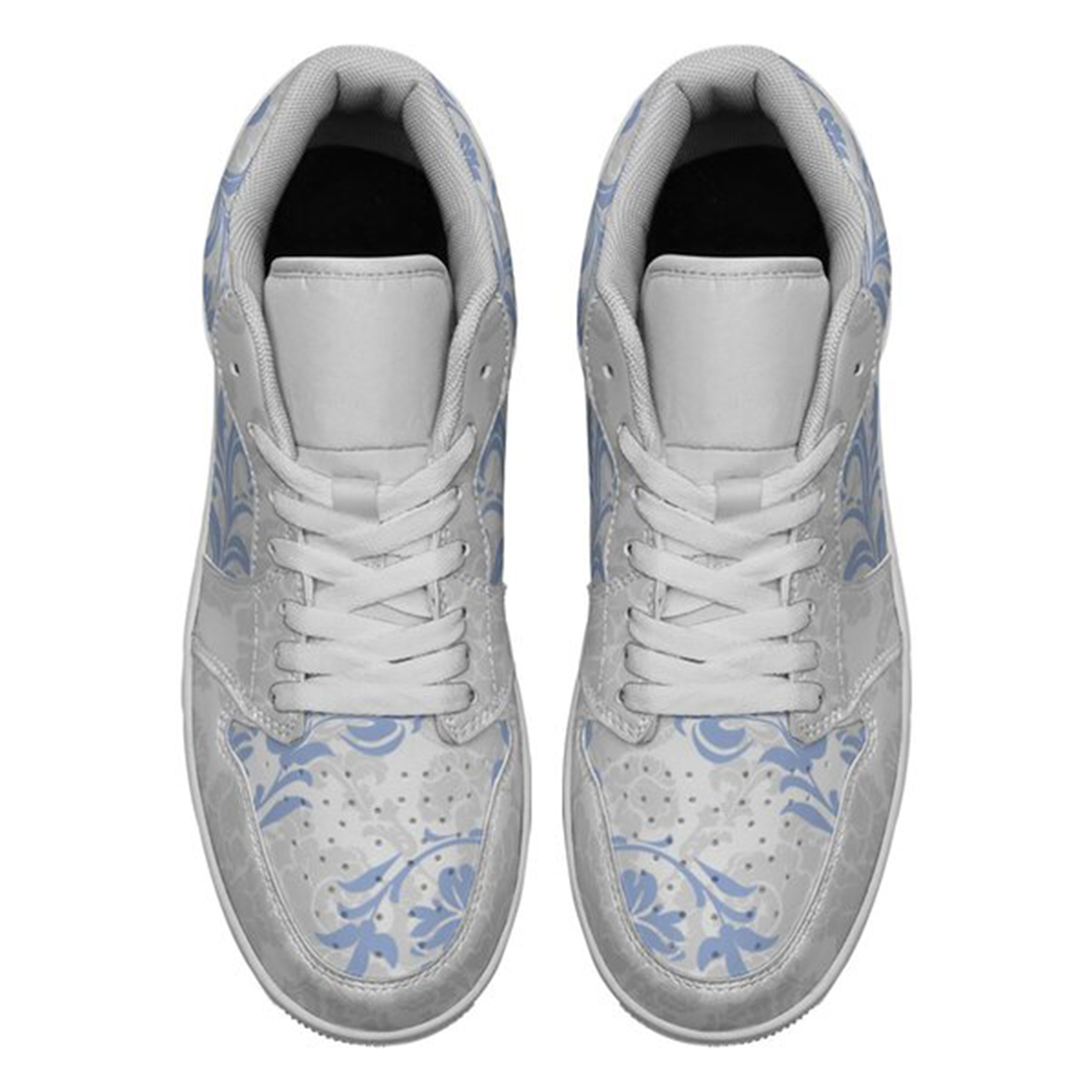 Jordan 1-25-yy-Quiet Luxe-7, Personalized Light Luxury Vintage Sneakers, Custom Printed Design, Light Breathable, Casual Walking Shoes, Fashion Sneakers