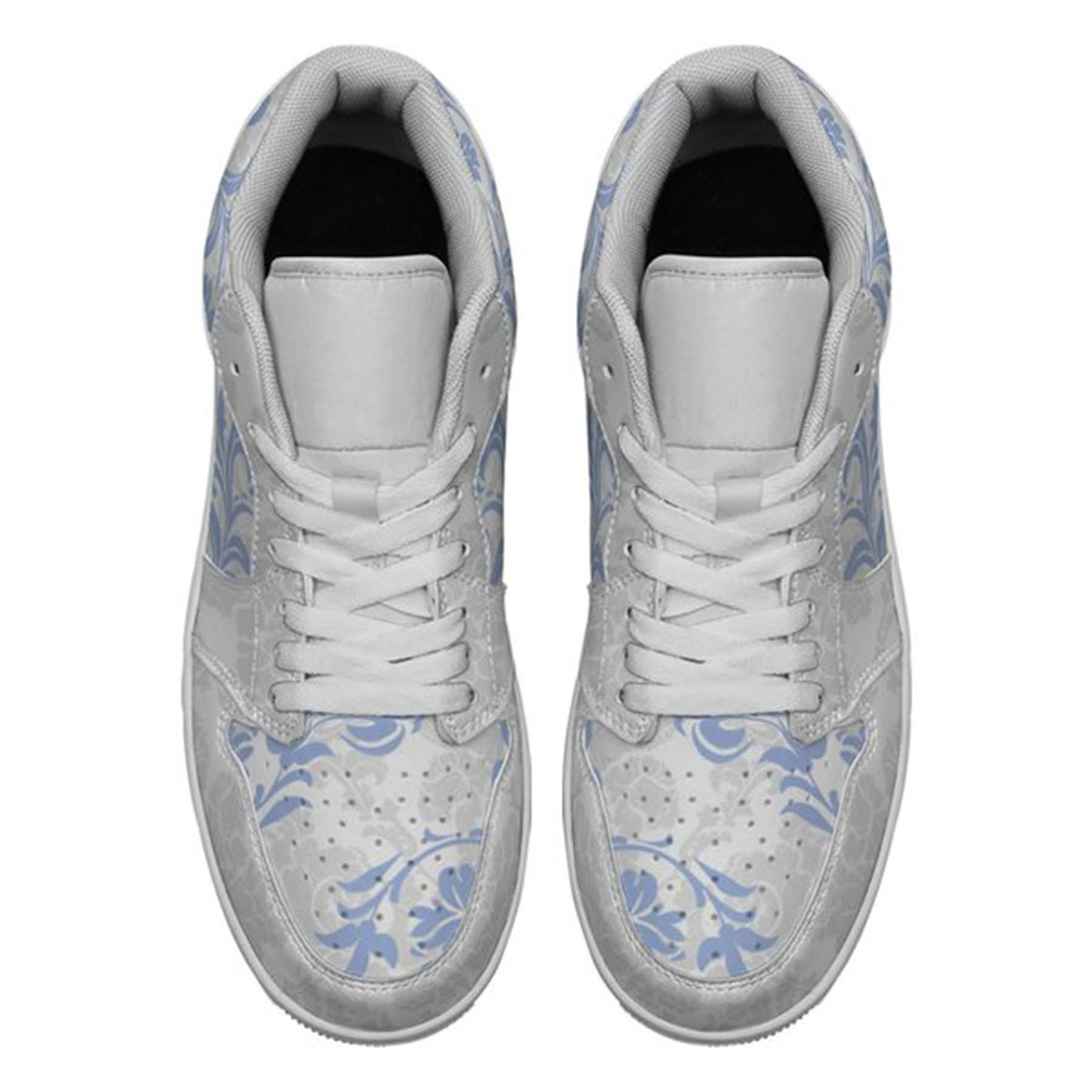 Jordan 1-25-yy-Quiet Luxe-7, Personalized Light Luxury Vintage Sneakers, Custom Printed Design, Light Breathable, Casual Walking Shoes, Fashion Sneakers