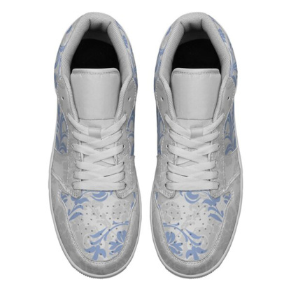 Jordan 1-25-yy-Quiet Luxe-7, Personalized Light Luxury Vintage Sneakers, Custom Printed Design, Light Breathable, Casual Walking Shoes, Fashion Sneakers