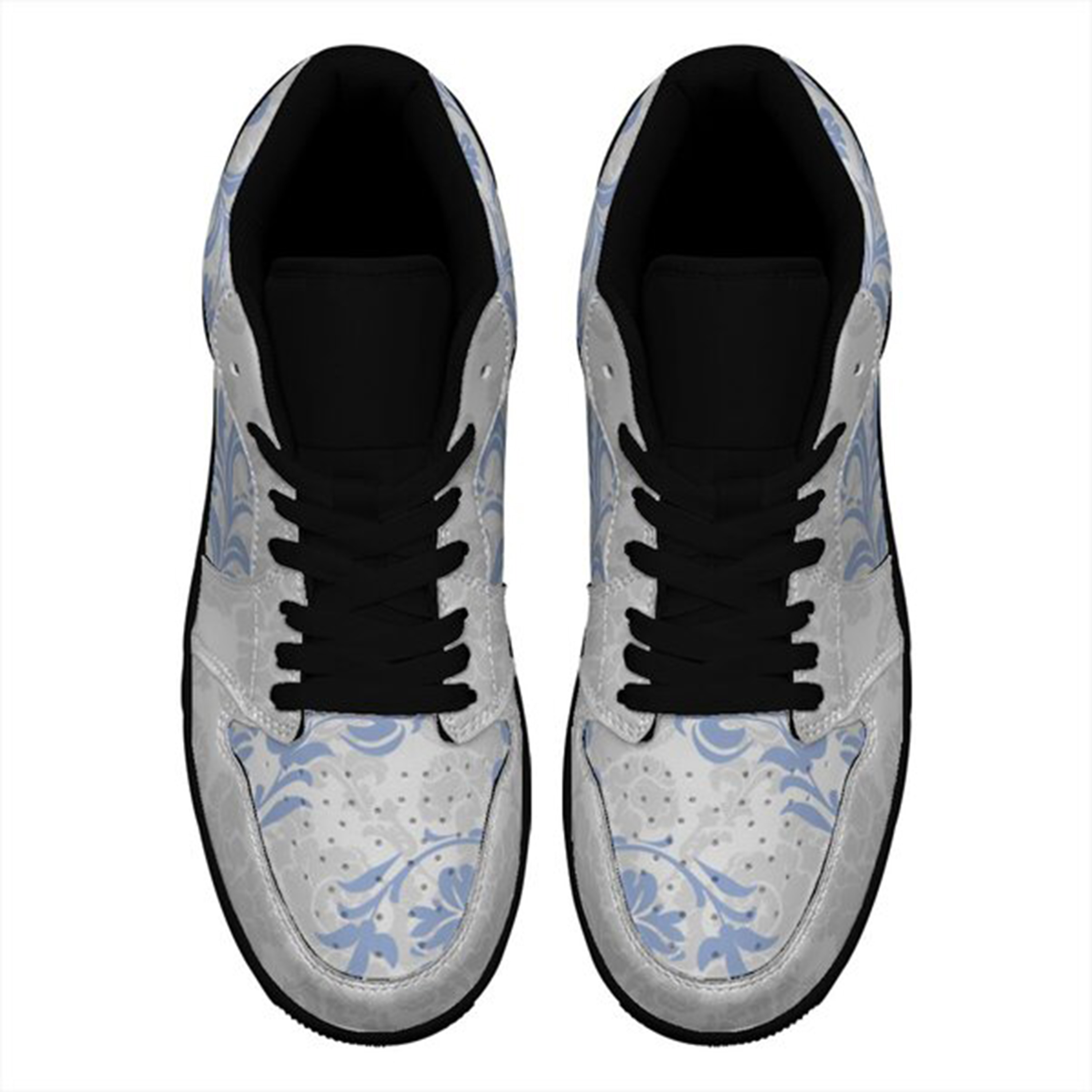 Jordan 1-25-yy-Quiet Luxe-7, Personalized Light Luxury Vintage Sneakers, Custom Printed Design, Light Breathable, Casual Walking Shoes, Fashion Sneakers