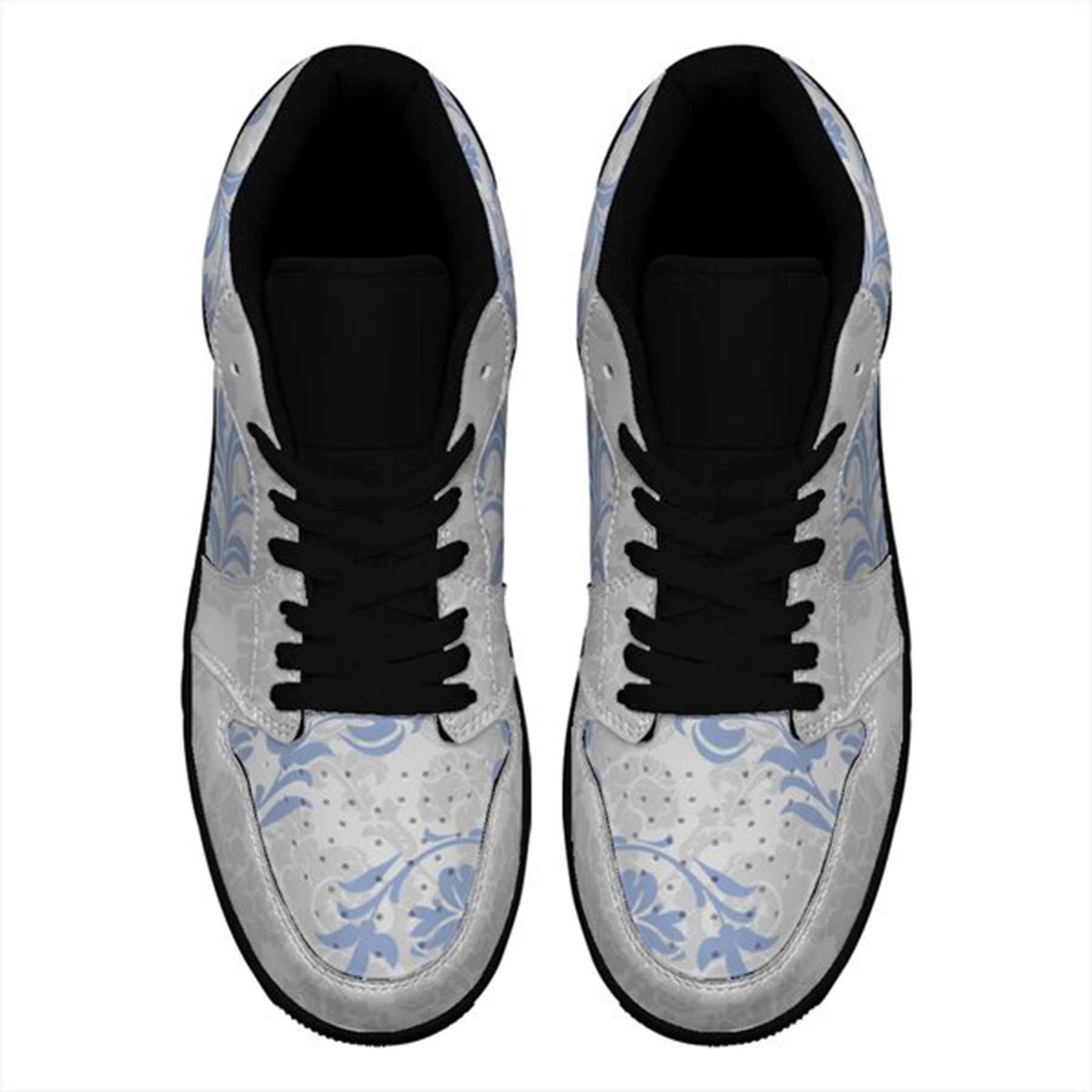 Jordan 1-25-yy-Quiet Luxe-7, Personalized Light Luxury Vintage Sneakers, Custom Printed Design, Light Breathable, Casual Walking Shoes, Fashion Sneakers