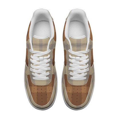 Air Force 1-25-yy-Quiet Luxe-8, Personalized Light Luxury Vintage Sneakers, Custom Patchwork Design, Light Breathable, Casual Walking Shoes, Fashion Sneakers