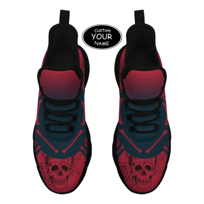 Personalized  Houston Sneakers, Custom Breathable Walking Shoes, Patriotic Running Shoes,Max Sowl-25-cy-Houston-12-1