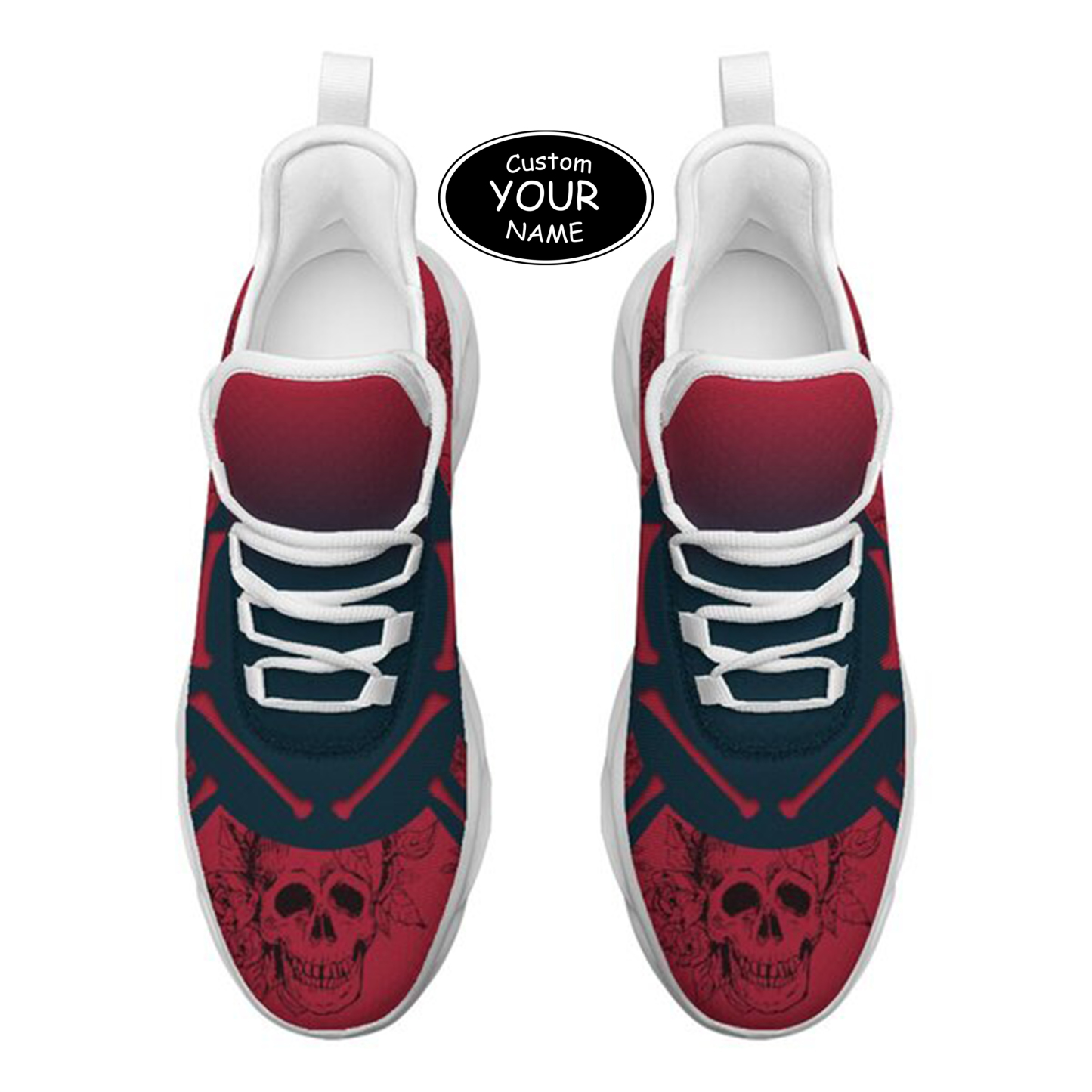 Personalized  Houston Sneakers, Custom Breathable Walking Shoes, Patriotic Running Shoes,Max Sowl-25-cy-Houston-12-1