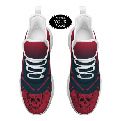 Personalized  Houston Sneakers, Custom Breathable Walking Shoes, Patriotic Running Shoes,Max Sowl-25-cy-Houston-12-1