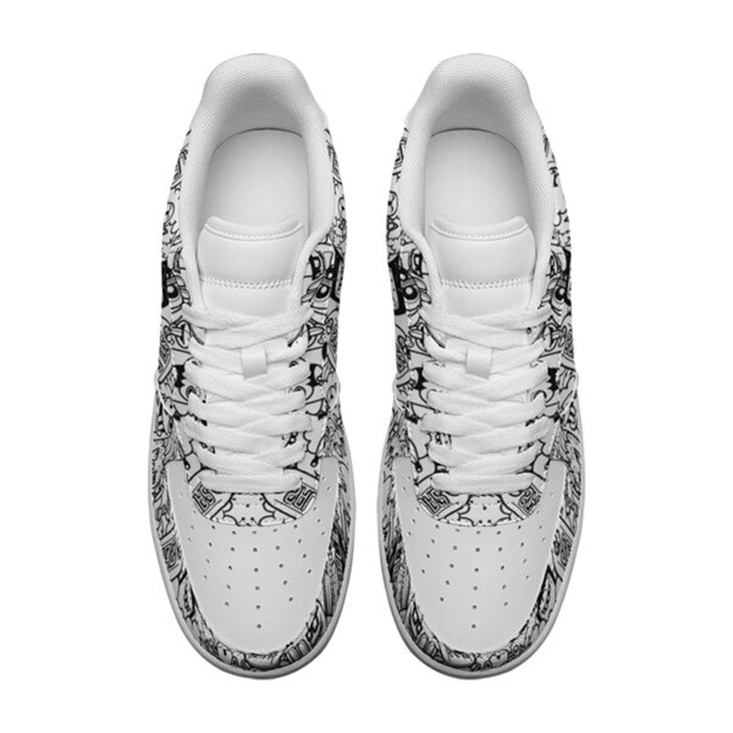 Air Force 1-25-yy-Quiet Luxe-10, Personalized Light Luxury Vintage Sneakers, Custom Printed Design, Light Breathable, Casual Walking Shoes, Fashion Sneakers