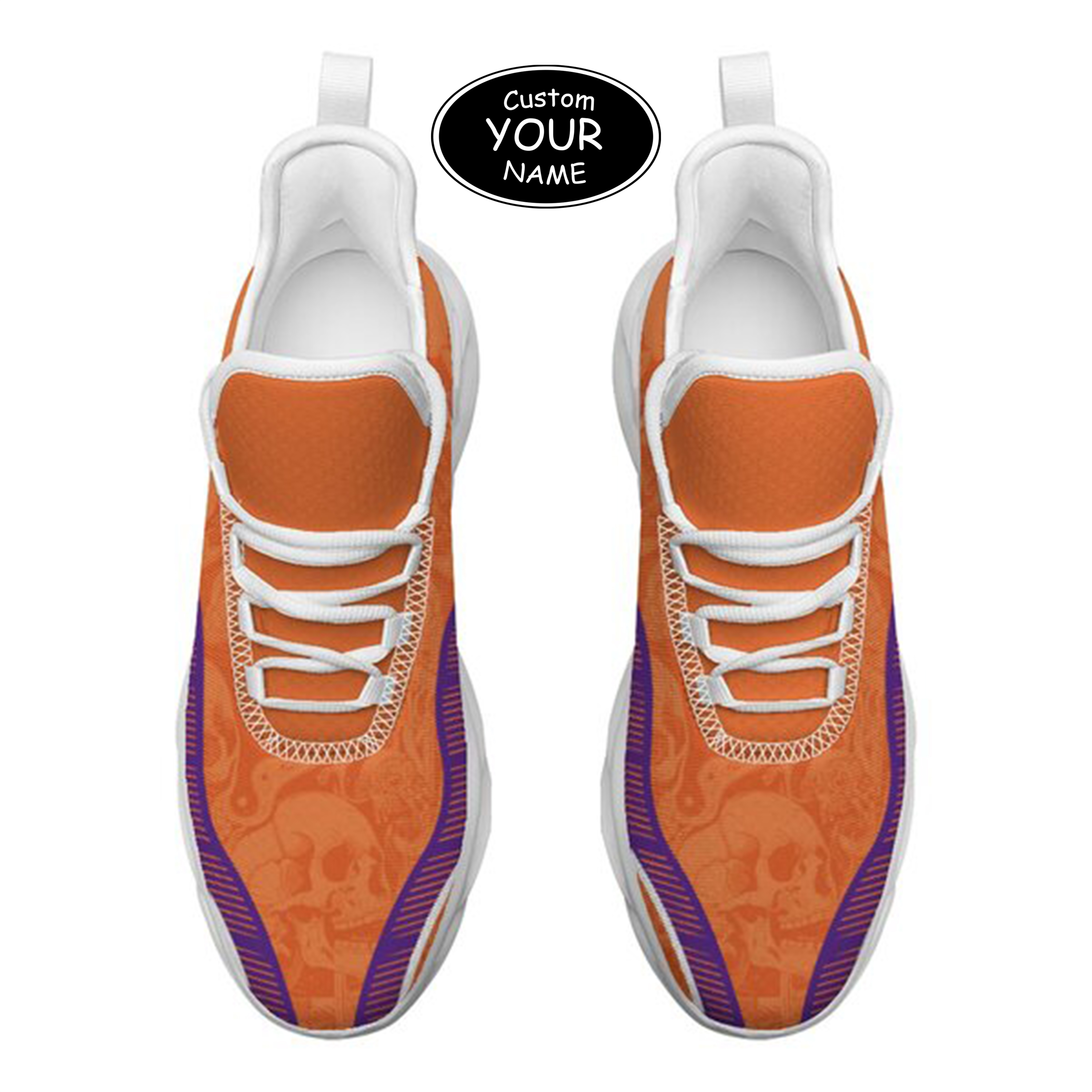 Max Sowl-25-cy-Clemson-1-2, Personalized Clemson Tigers Custom Max Sowl Shoes, Patriotic Running Sneakers, Custom Comfortable Walking Shoes