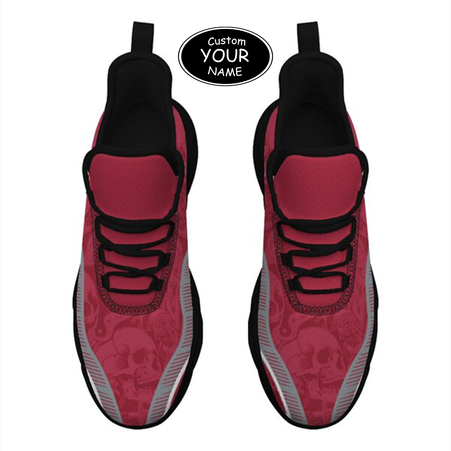 Max Sowl-25-cy-Tuscaloosa-2-2, Personalized Alabama Crimson Tide Custom Max Sowl Shoes, Patriotic Running Sneakers, Custom Comfortable Walking Shoes