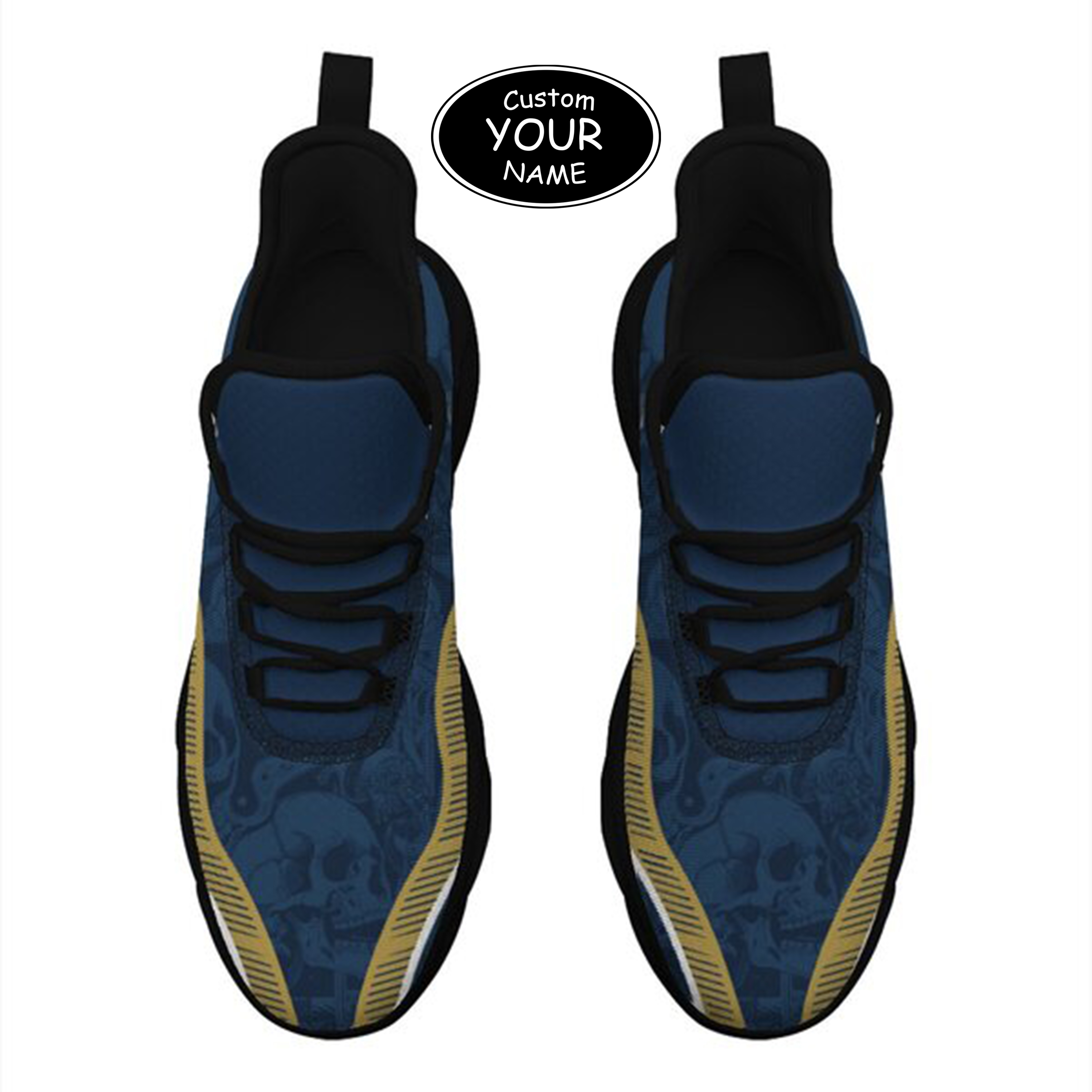 Max Sowl-25-cy-South Bend-5-2, Personalized Notre Dame Fighting Irish Custom Max Sowl Shoes, Patriotic Running Sneakers, Custom Comfortable Walking Shoes